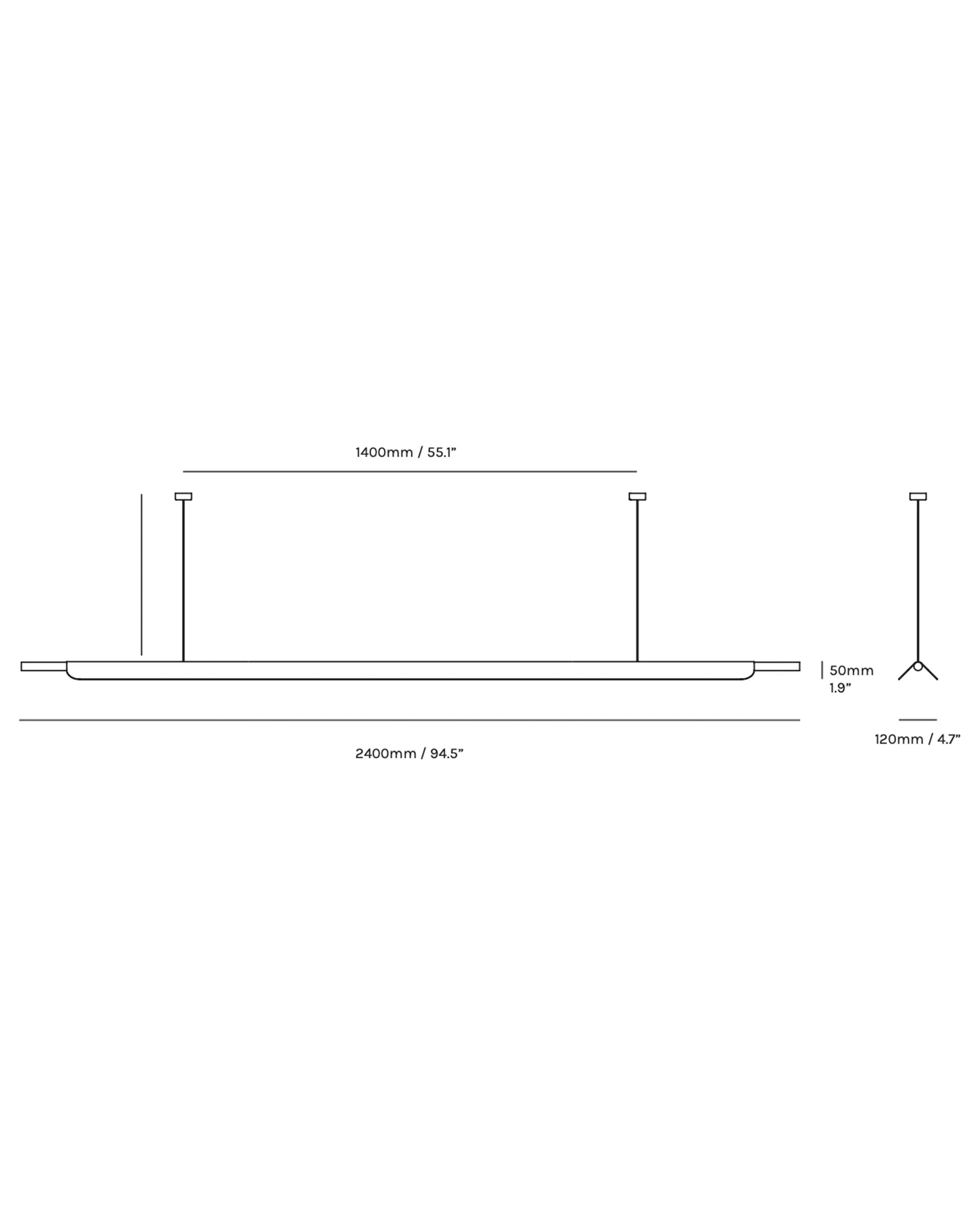 Formation Linear Pendant Light