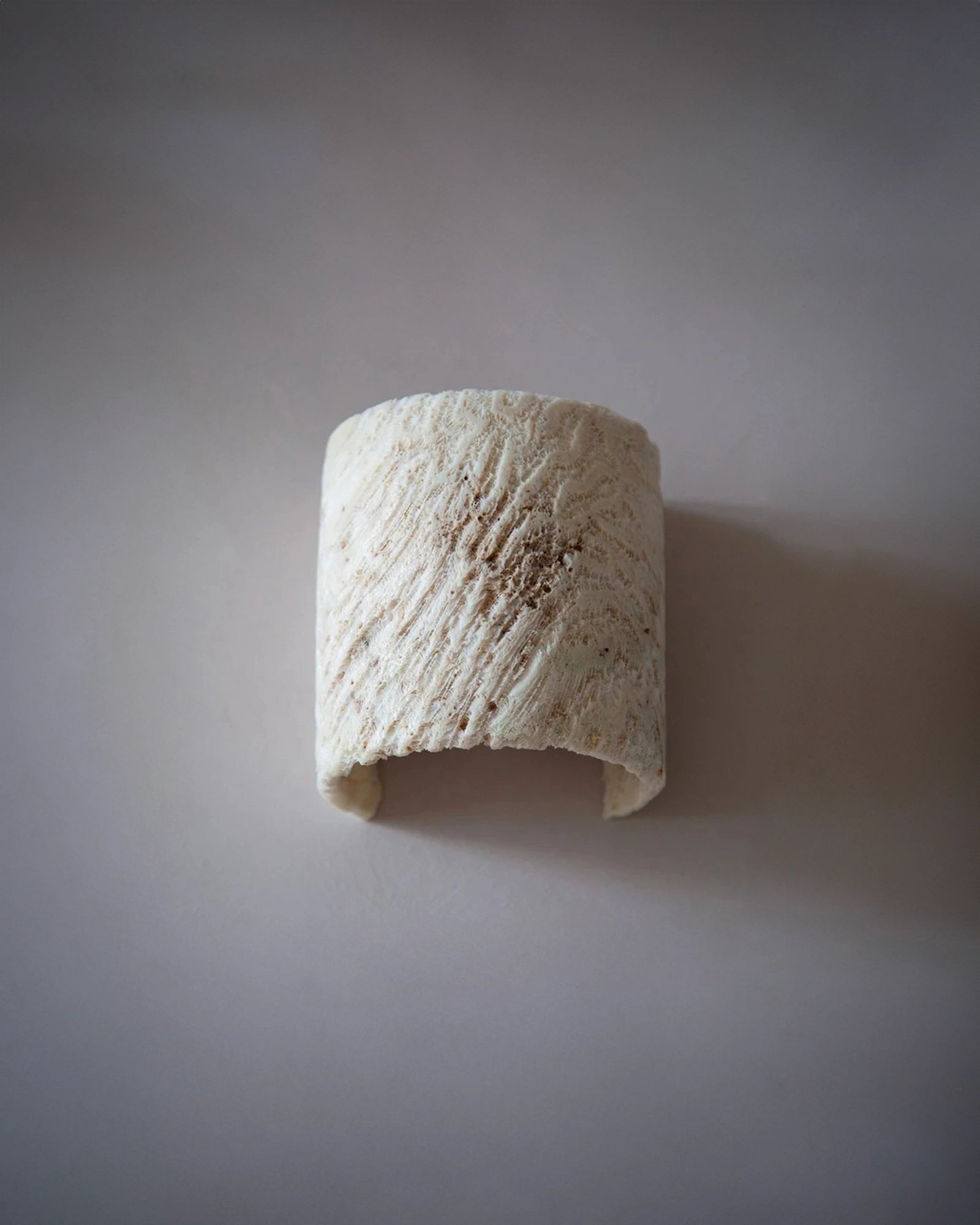 Fossil Coral Tube Flush Wall Light