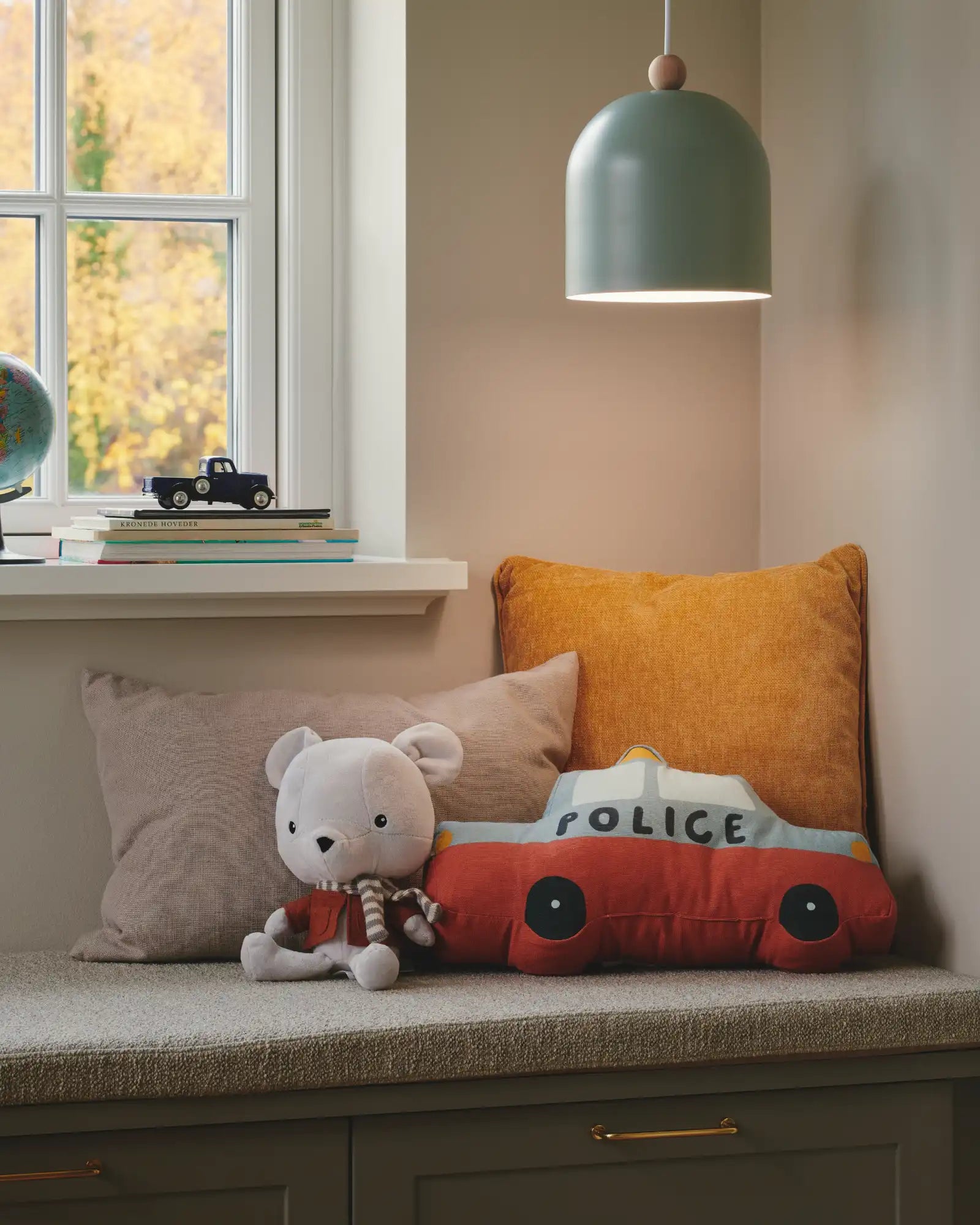 Gaston Pendant Light by Nordlux Lighting featured within a contemporary kids nook | Nook Collections