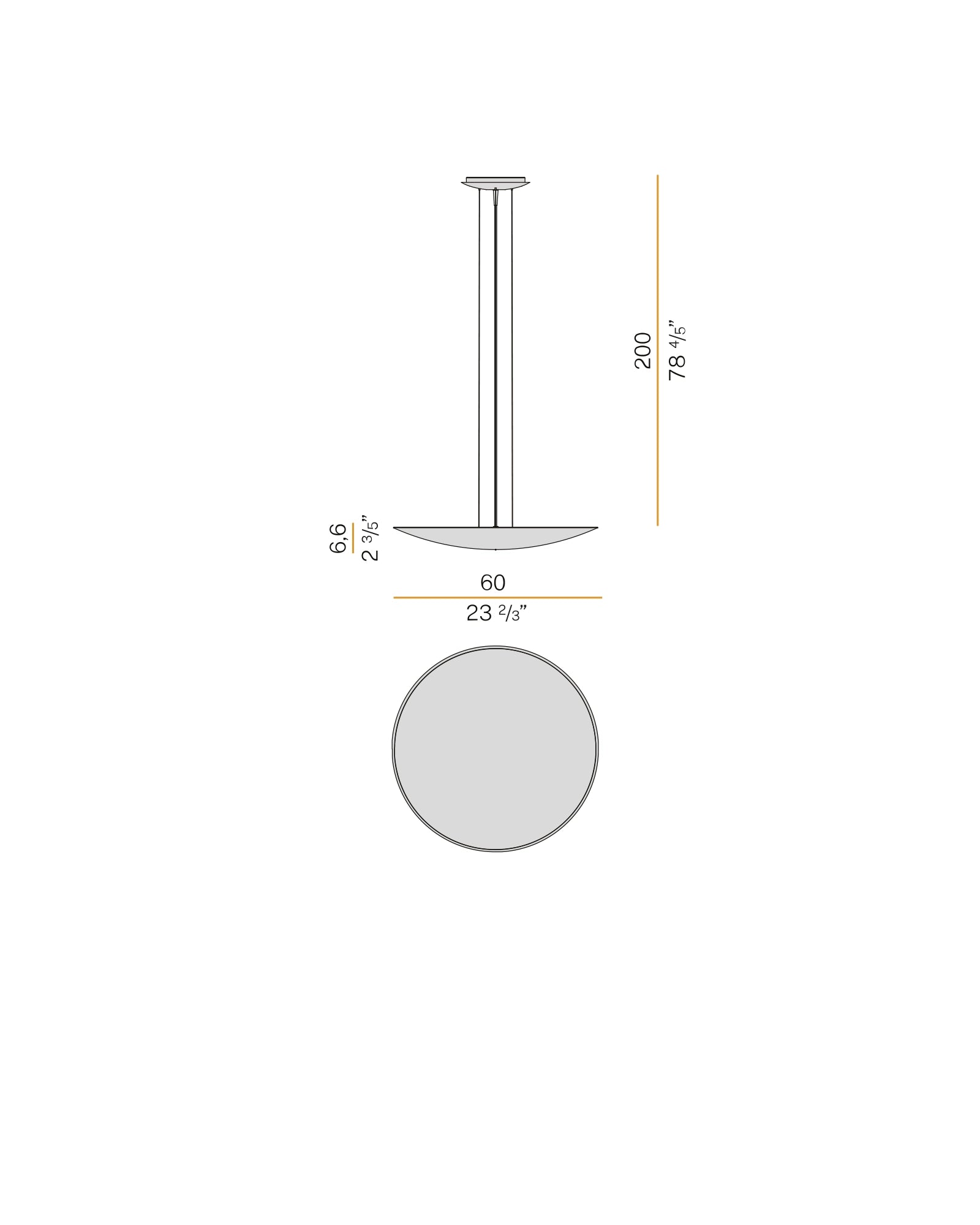 Gong Pendant Light