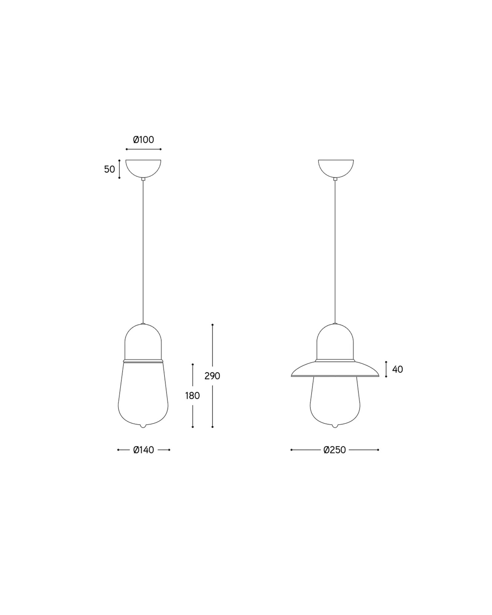 Guinguette Single Pendant Light