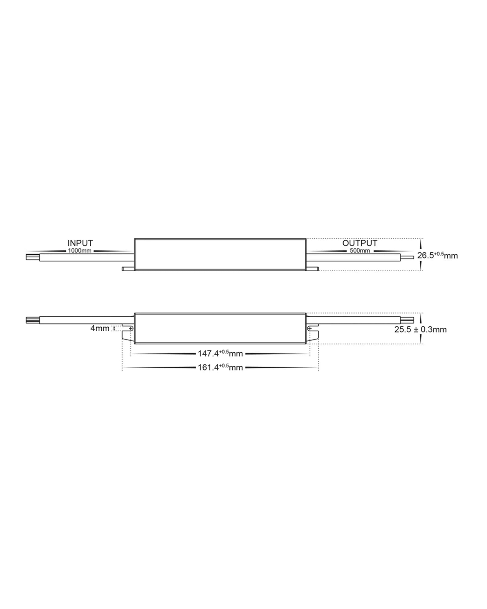 Weatherproof LED Driver - 12V 20W