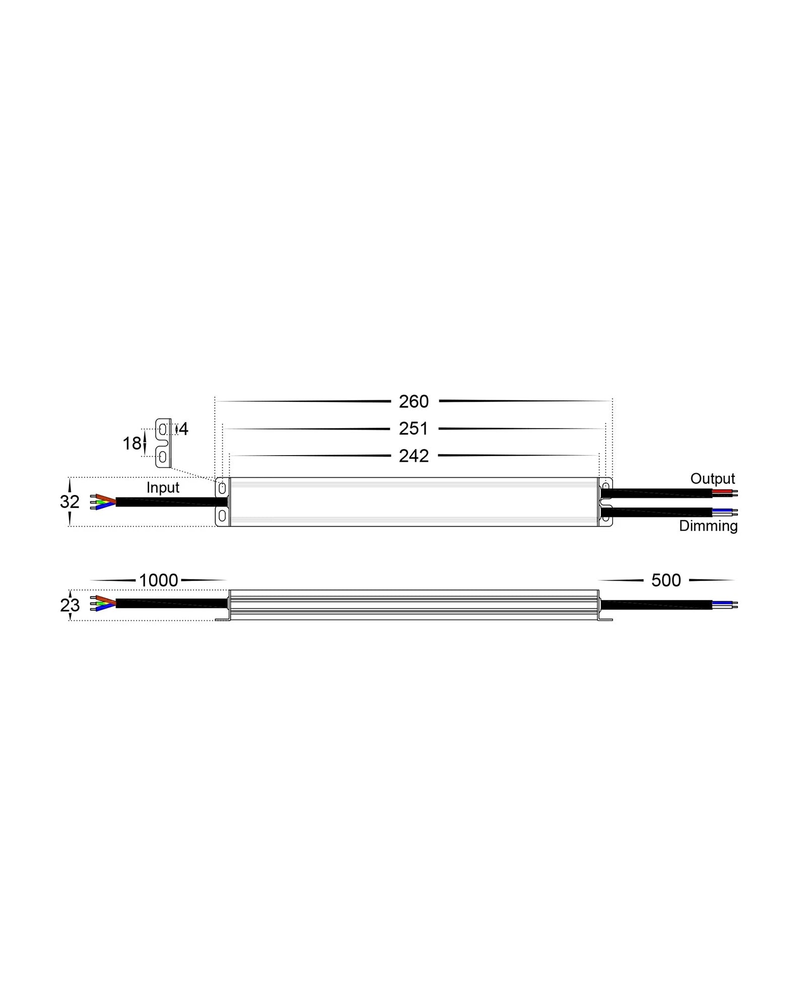 Dimmable LED Driver - 12V 230W