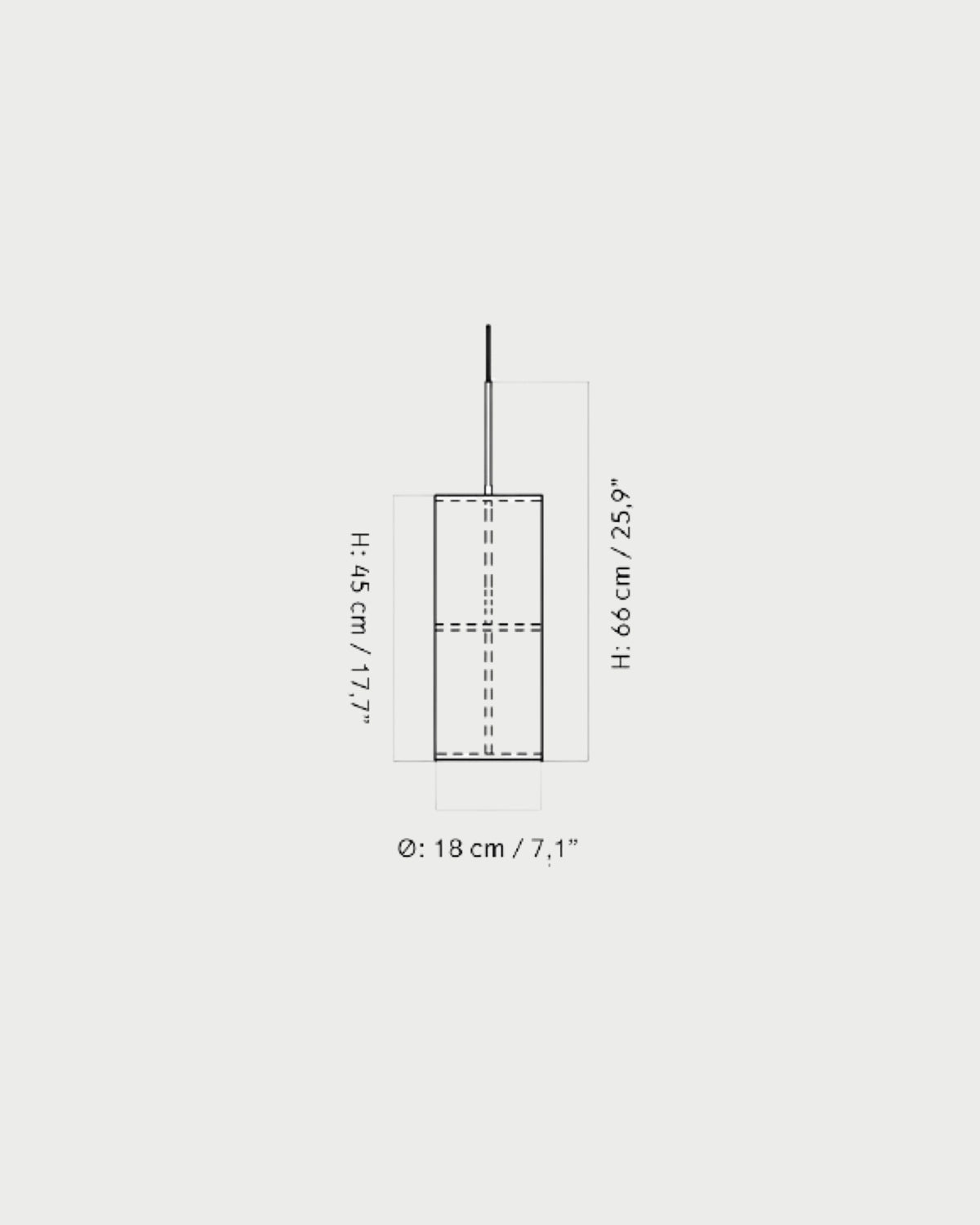 Hashira Pendant Light