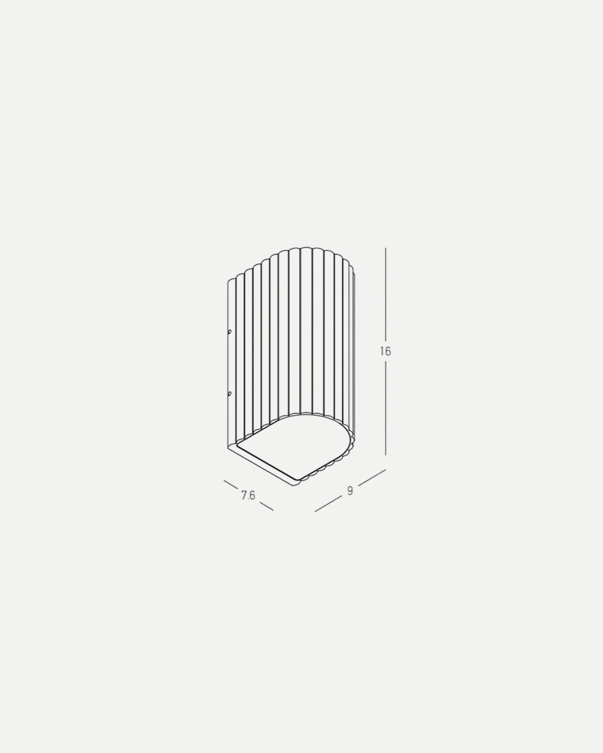 Hestia Double Outdoor Wall Light - Beige
