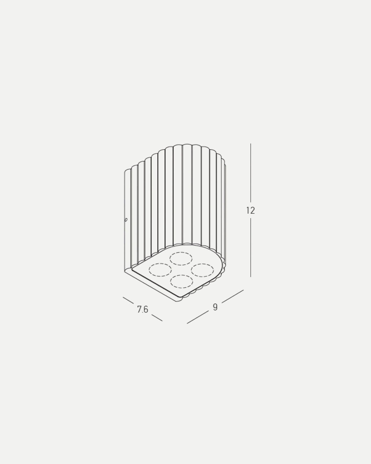 Hestia Outdoor Wall Light - Graphite