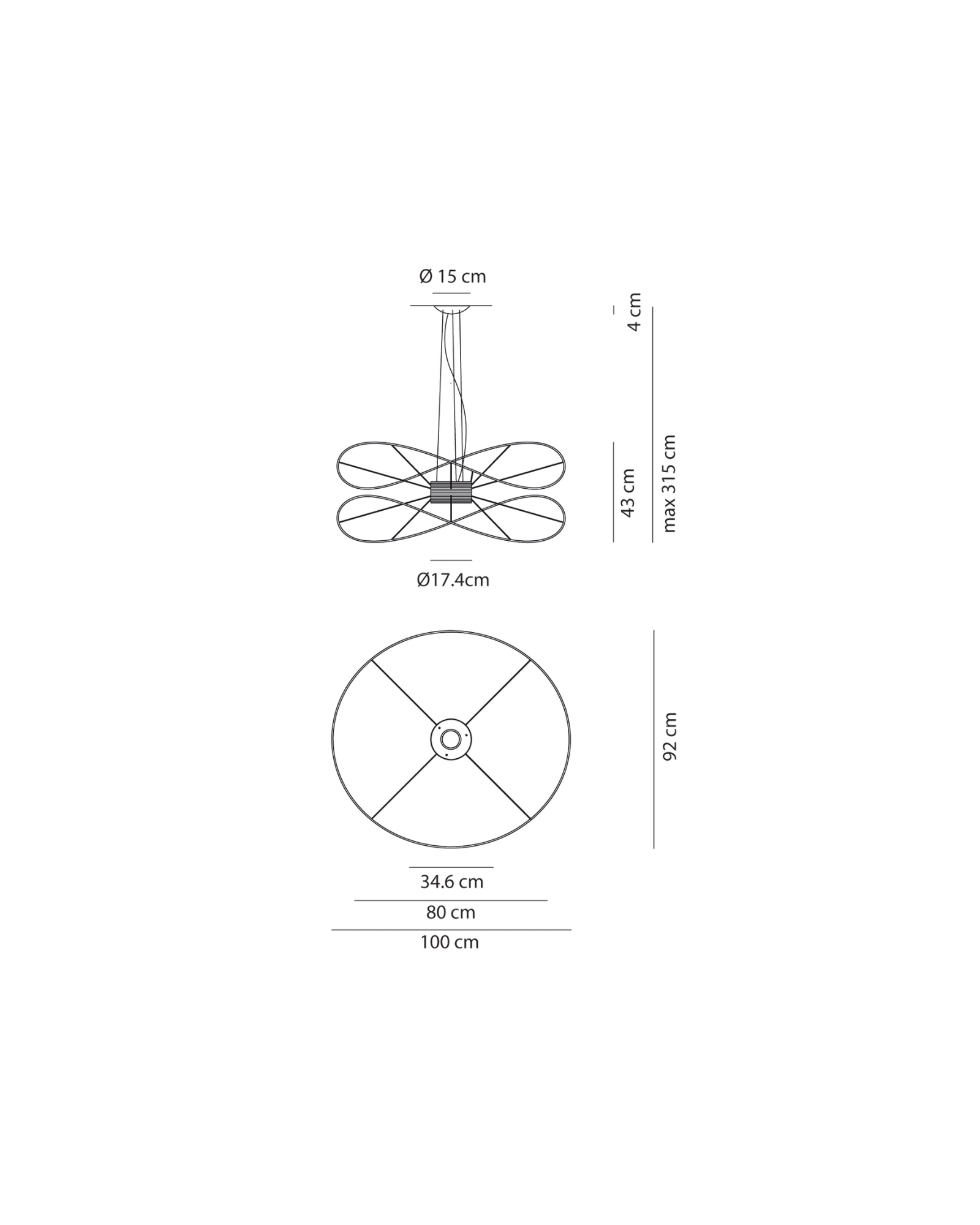 Hoops Pendant Light