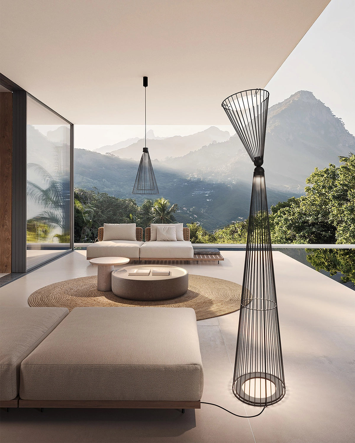 Ikonika Outdoor Floor Lamp