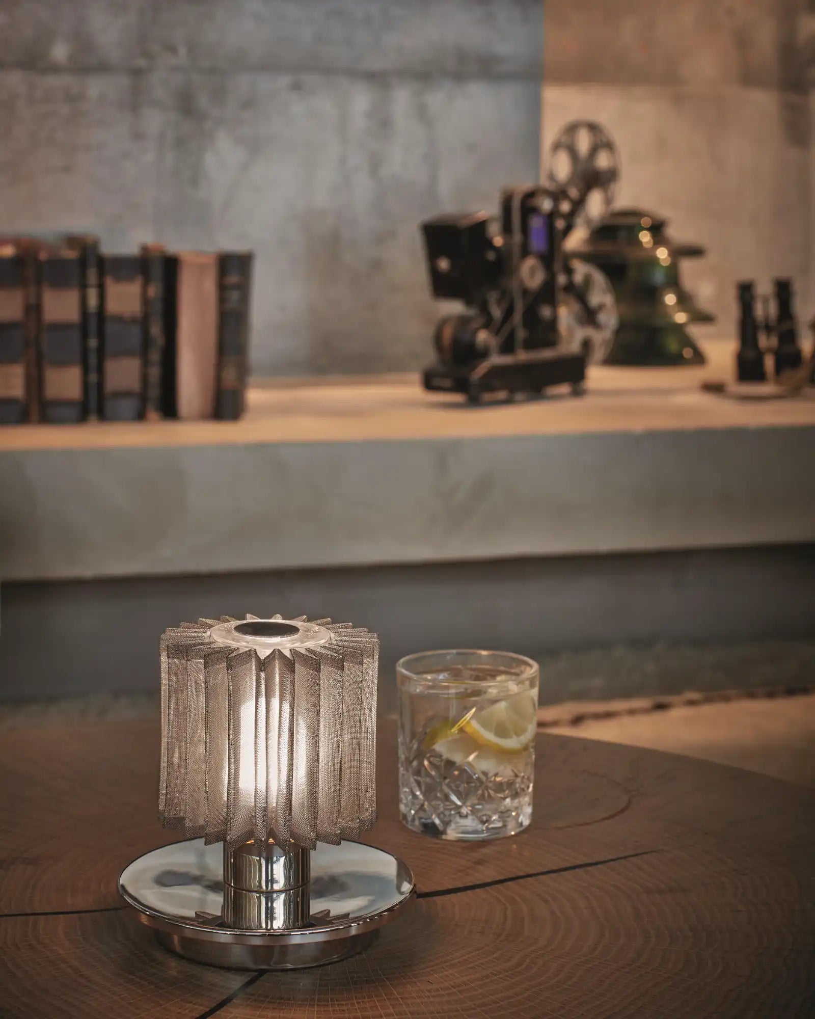 In the Sun Table Lamp by DCW Editions featured within a contemporary living room | Nook Collections