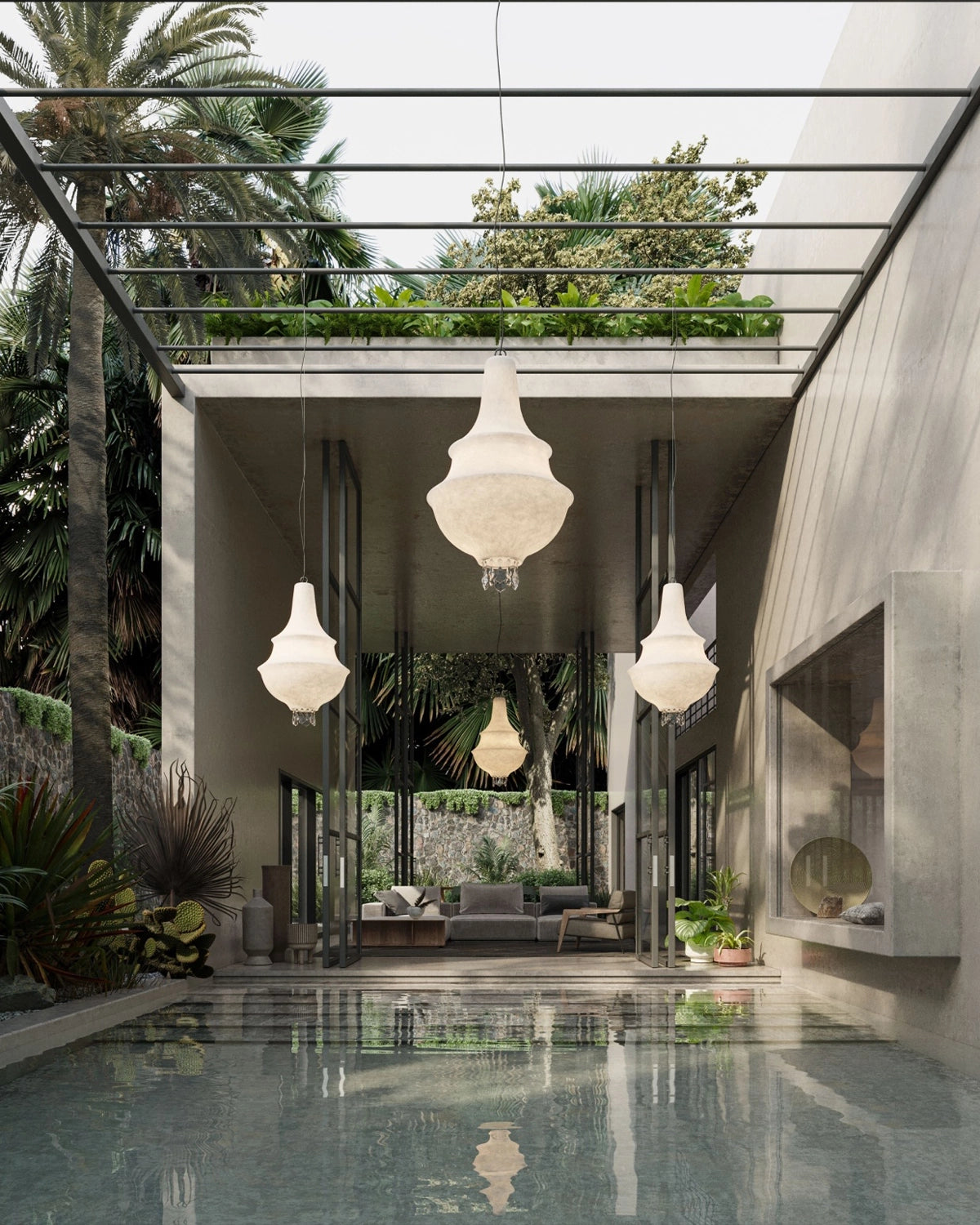 Lady D Outdoor Pendant Light