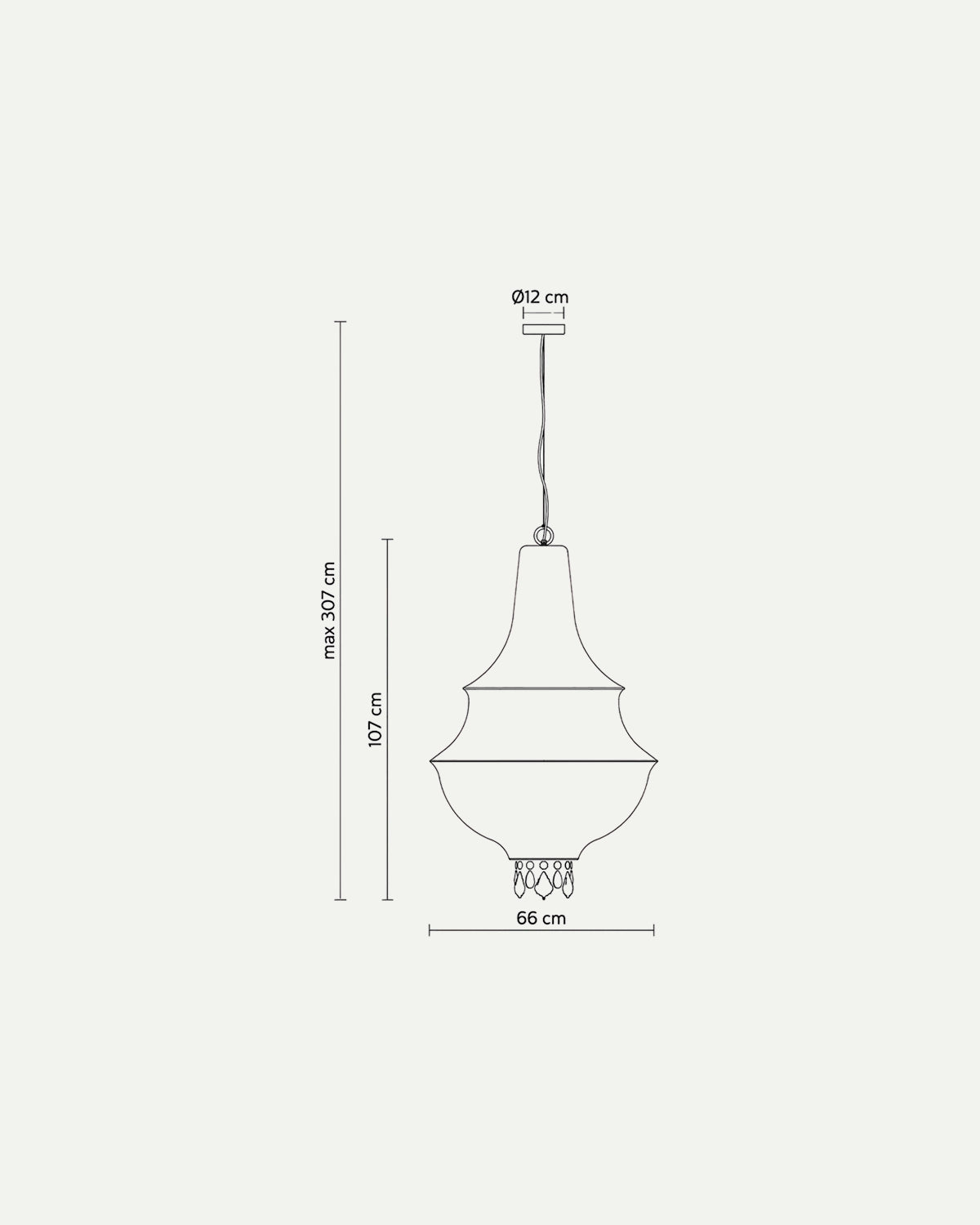 Lady D Pendant Light