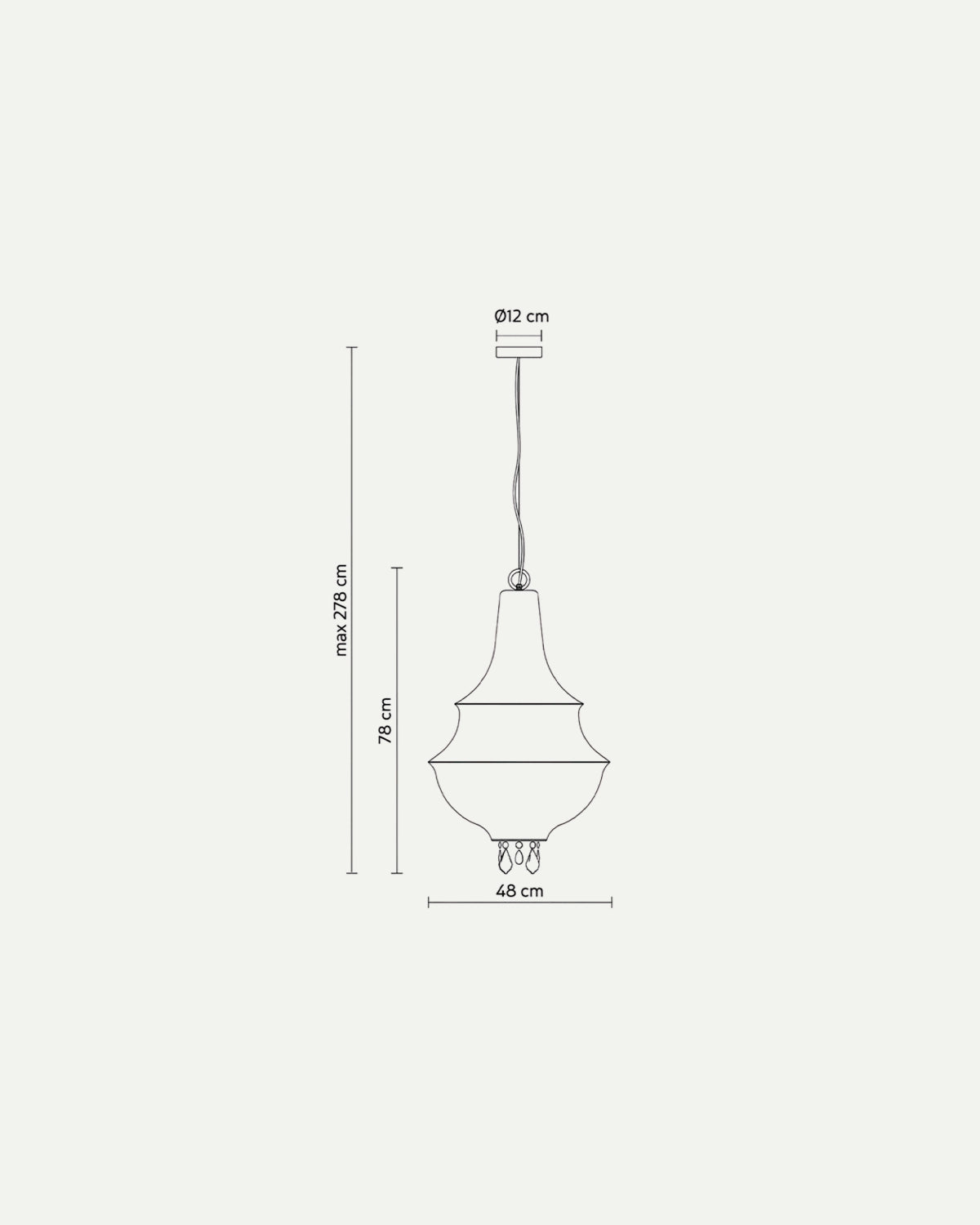 Lady D Pendant Light