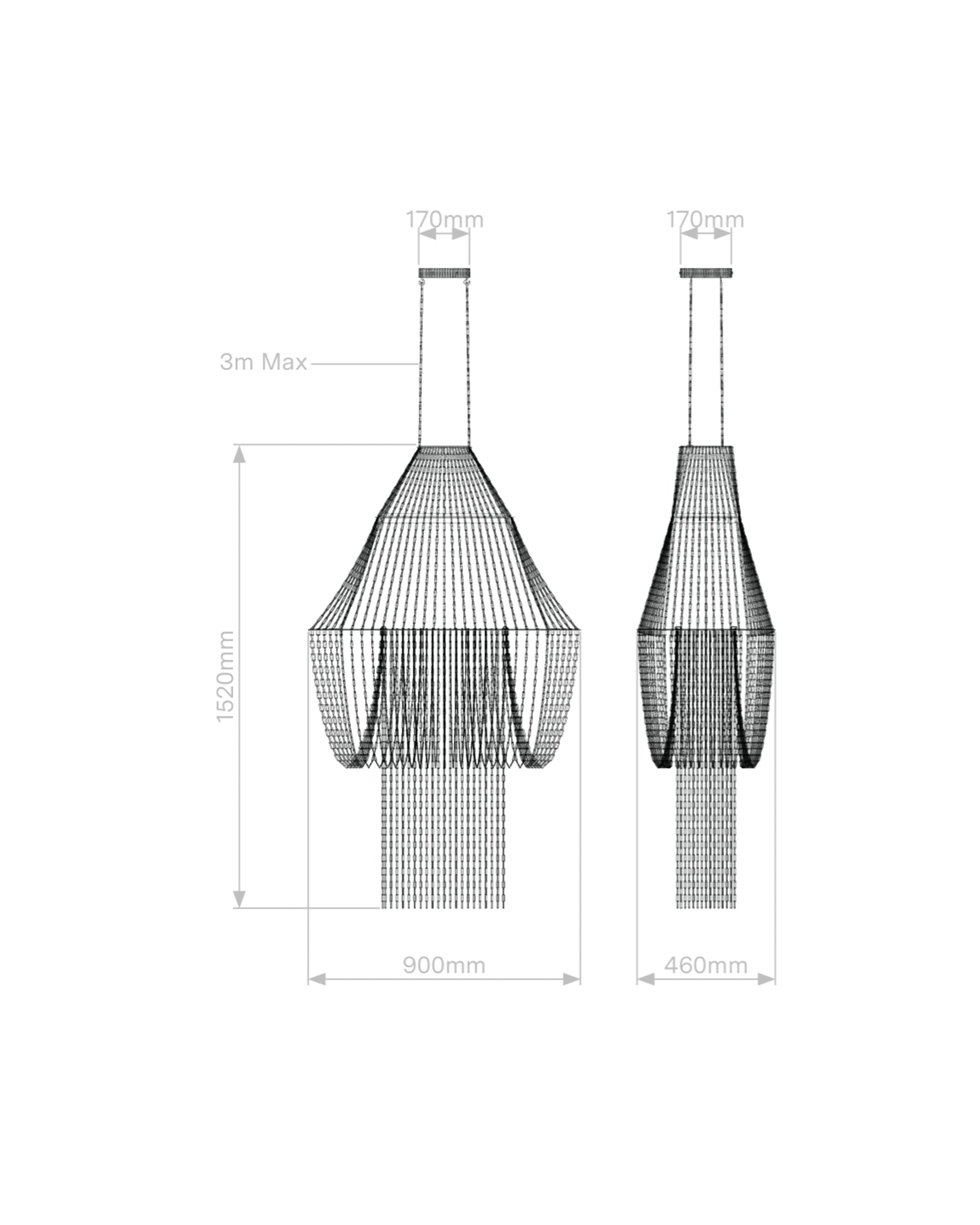 La Lampe C Chandelier