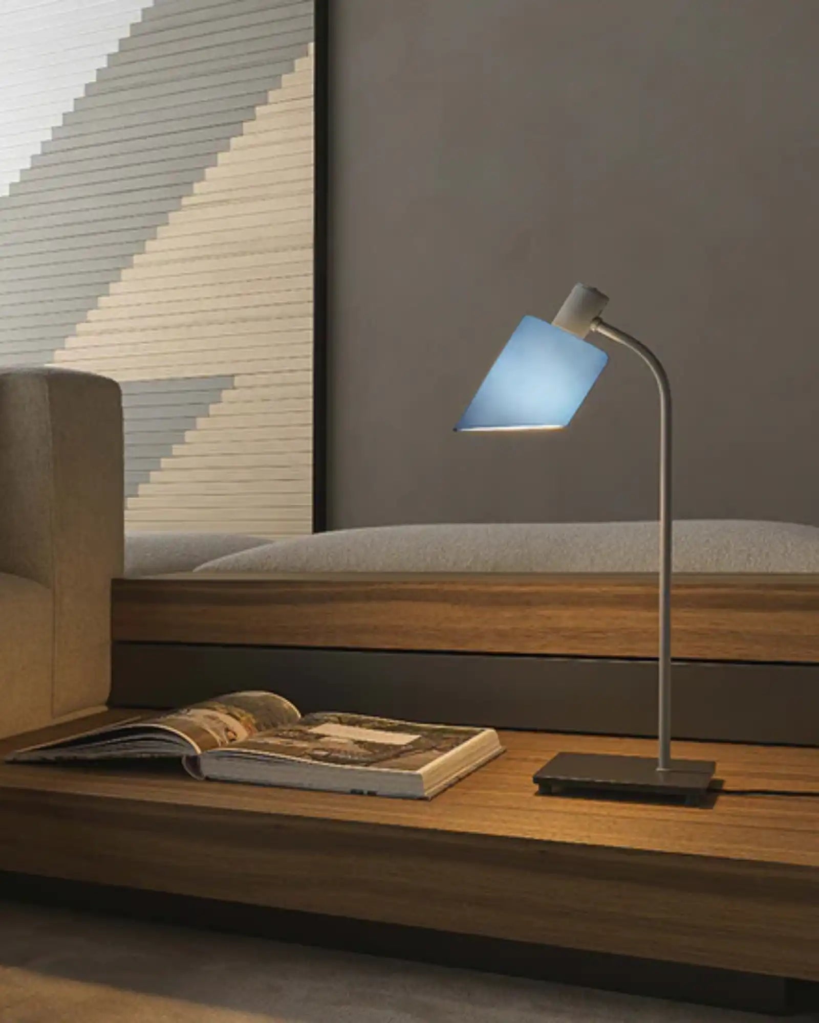 Lampe de Bu Table Lamp by Nemo Lighting featured in a modern contemporary bedroom | Nook Collections