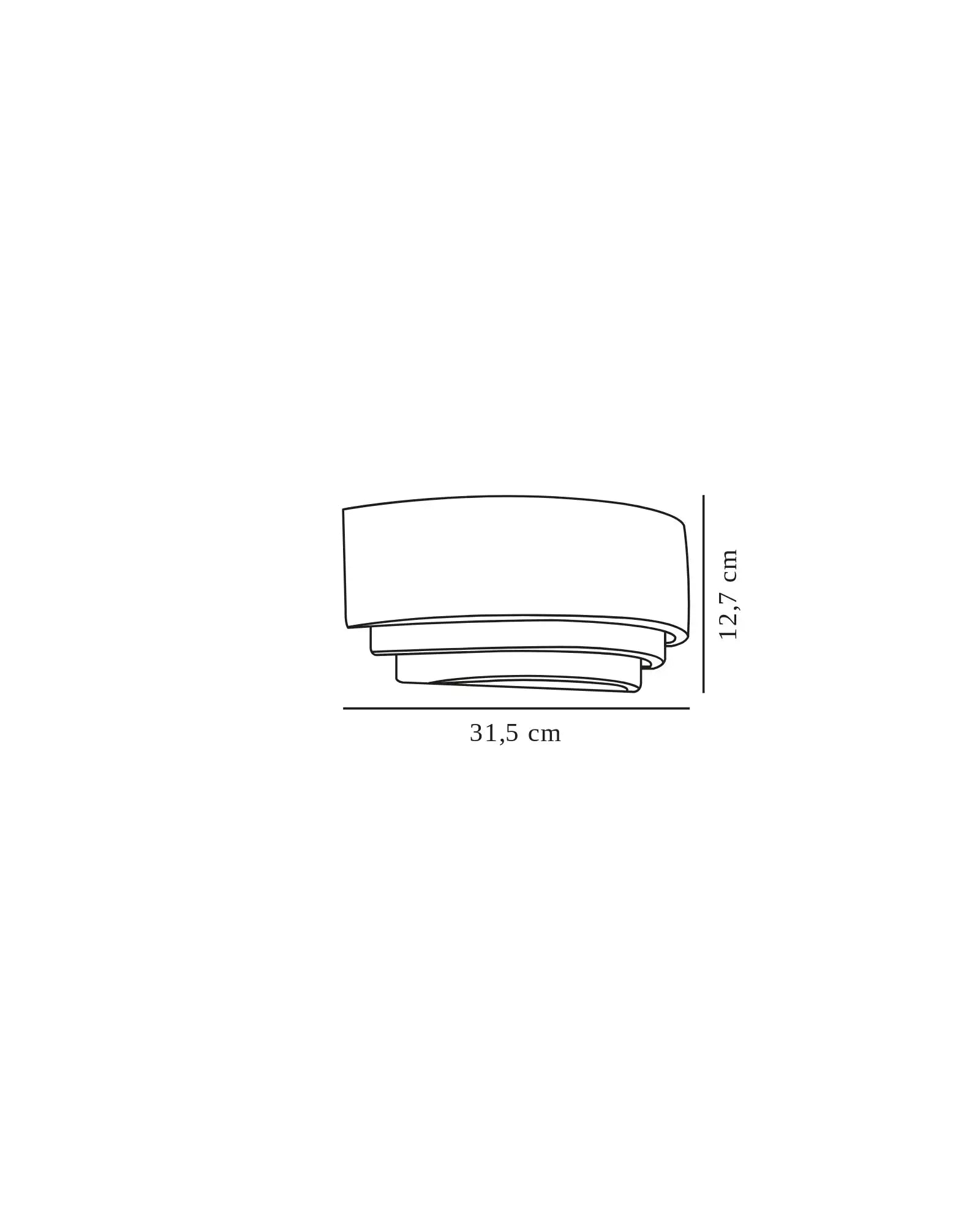 Lancio Oblong Wall Light