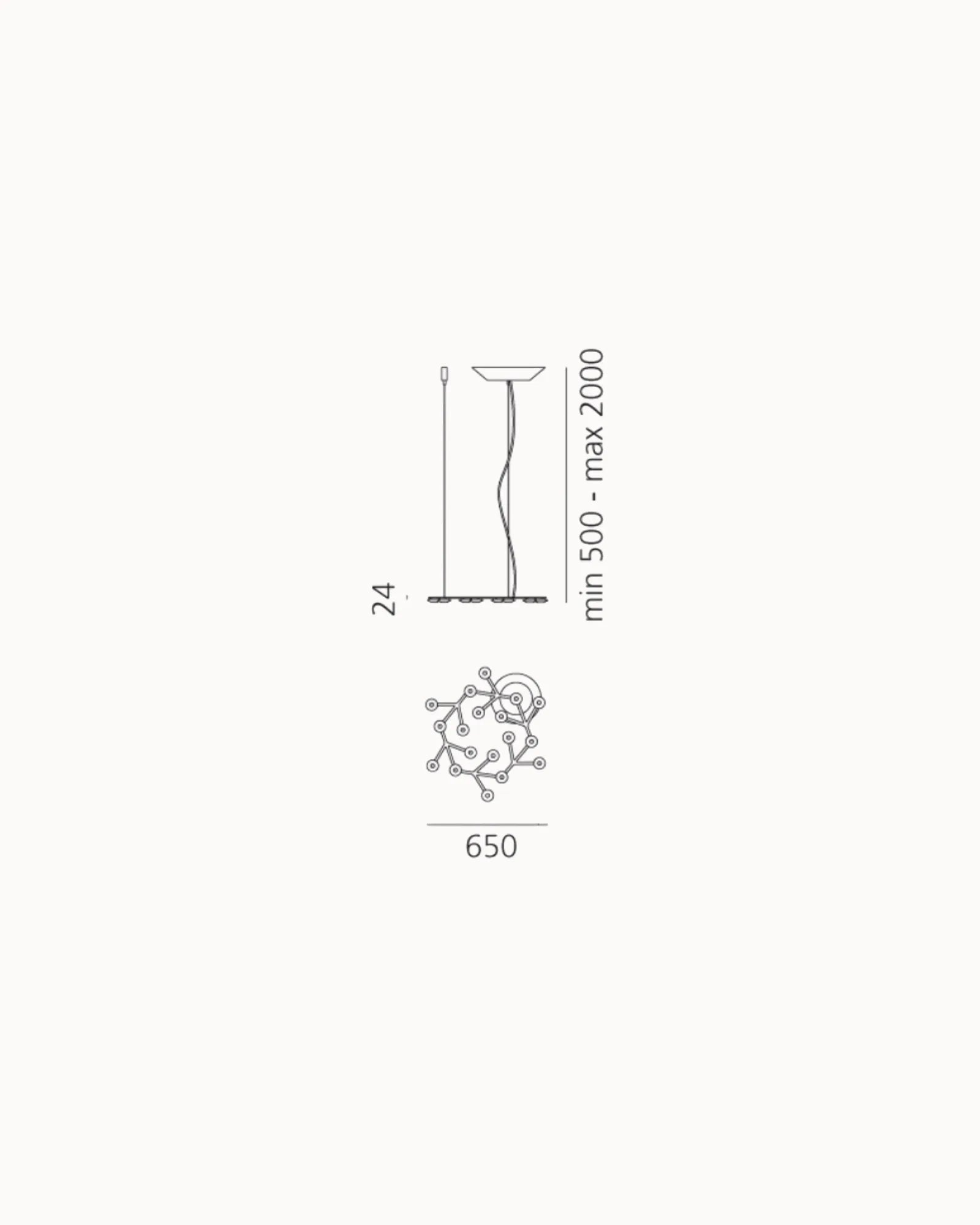Led Net Circle Pendant Light