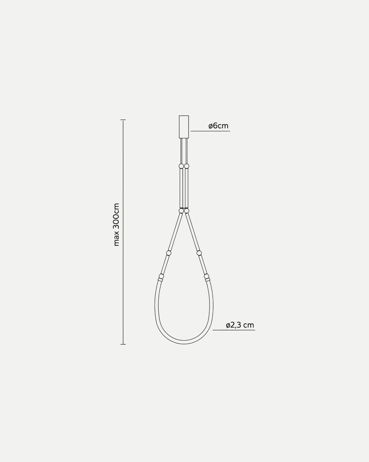 Leda Drop Pendant Light