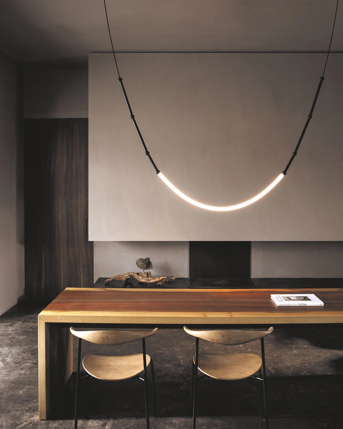 Leda Curve Pendant Light