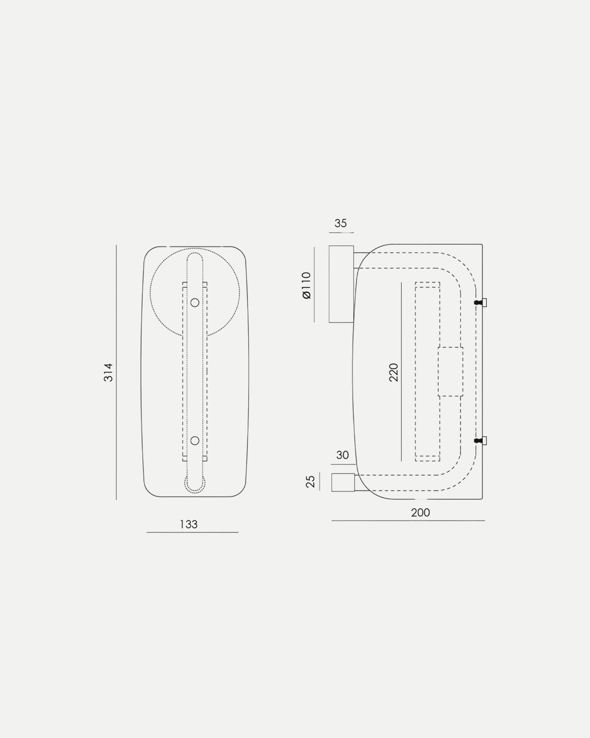 Lida Long Wall Light