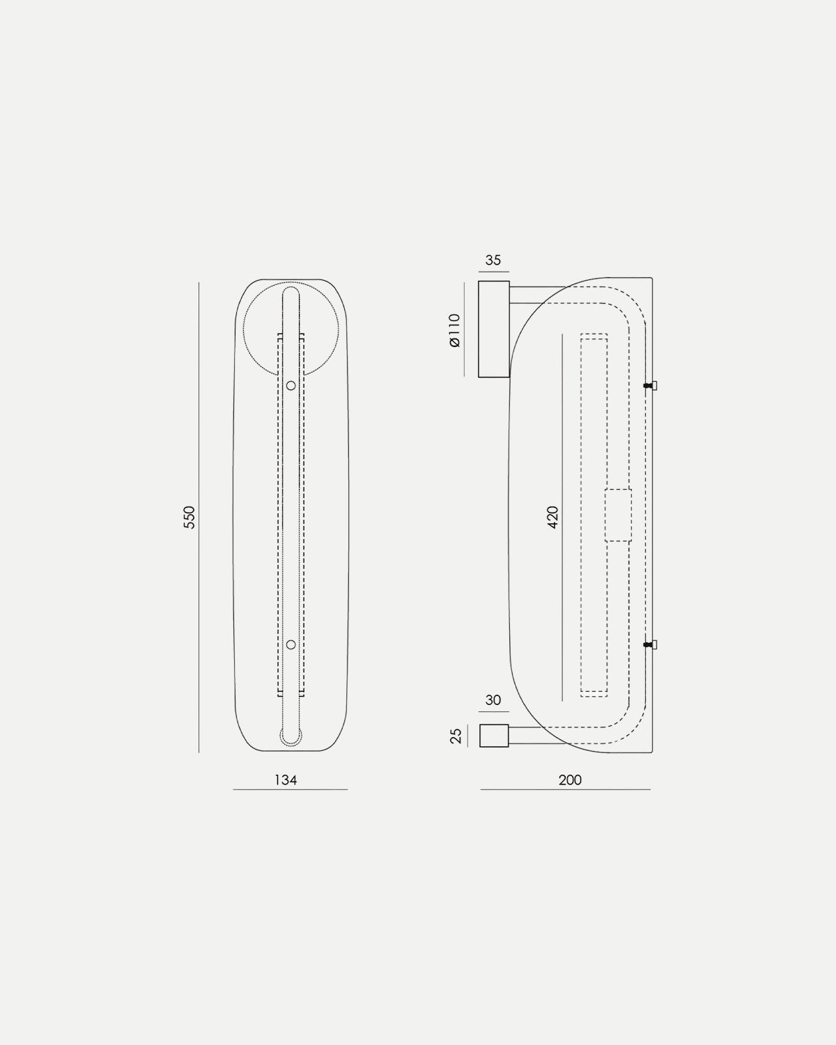Lida Long Wall Light