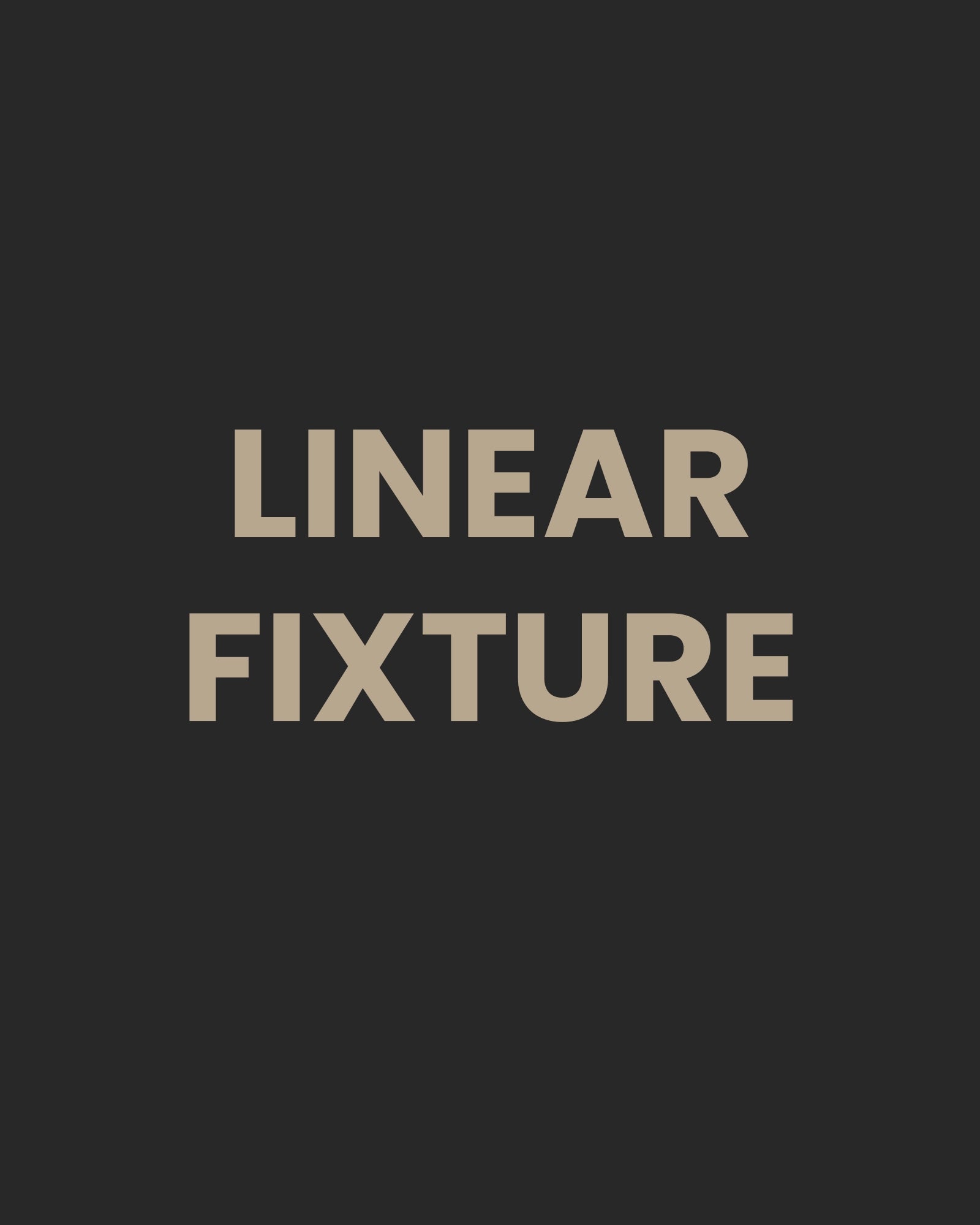 Linear Wall Fixture
