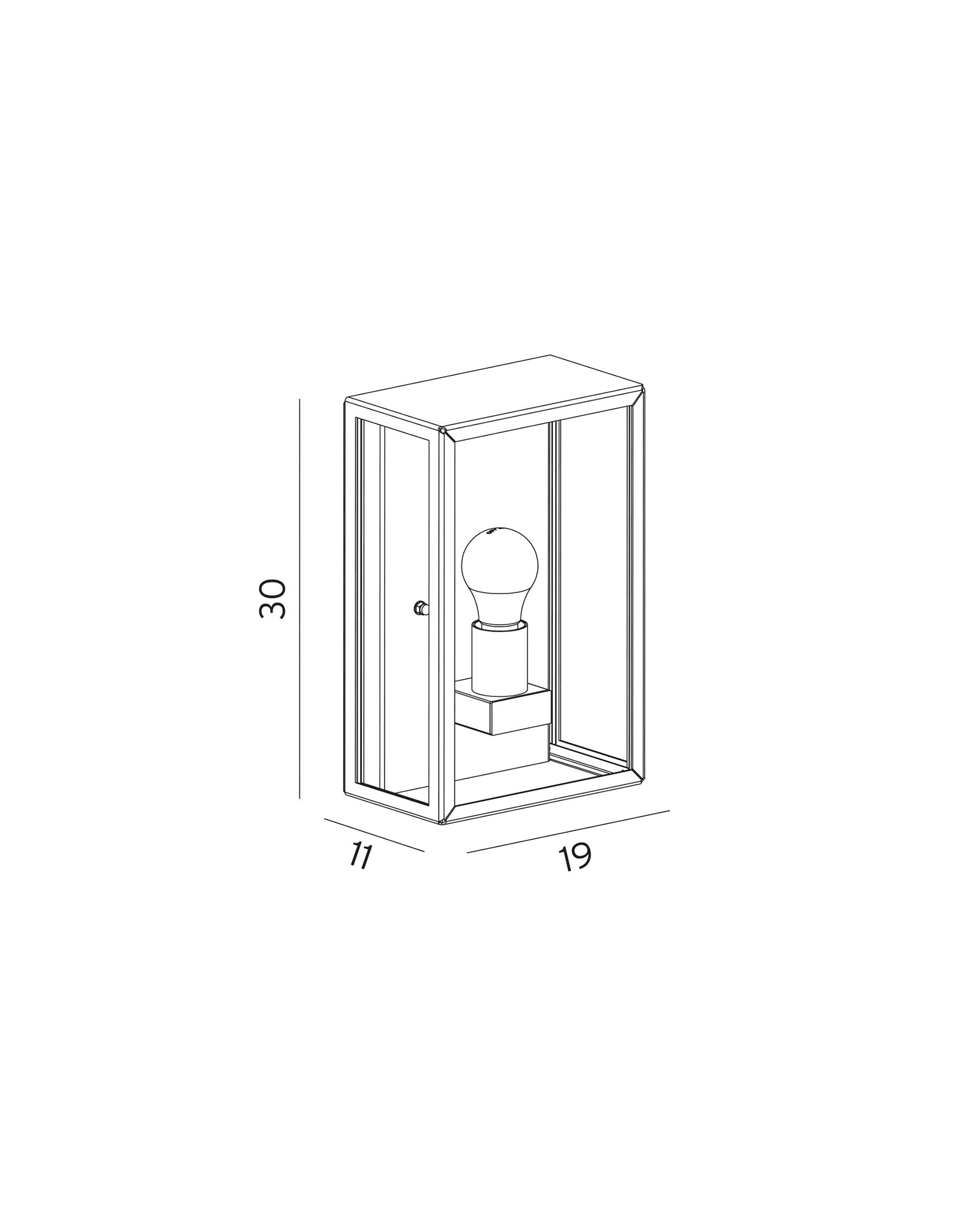 Lofoten Flush Wall Light