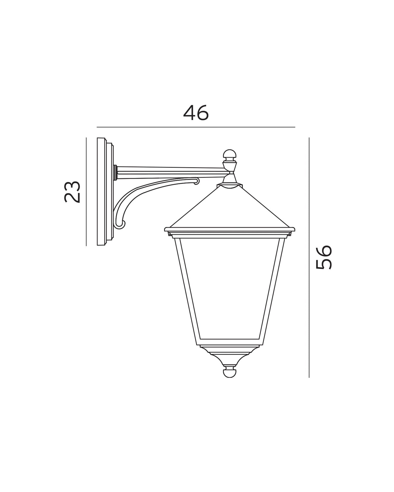 London Arm Wall Light