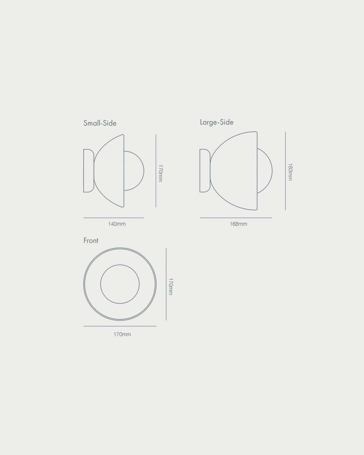 Mani Bell Wall Light