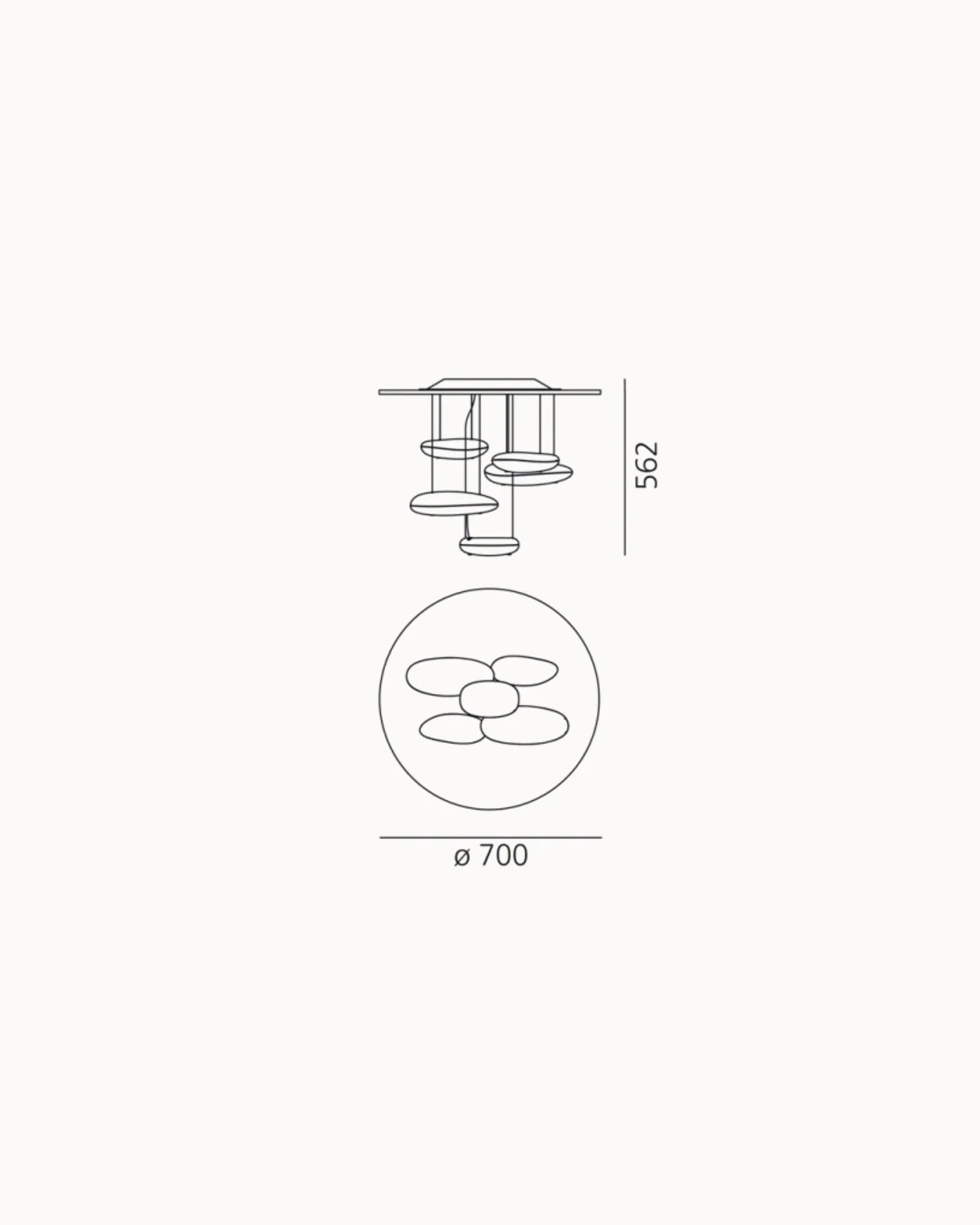 Mercury Ceiling Light