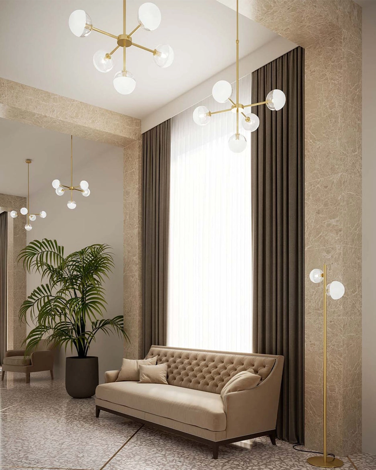 Molecola 5lt Pendant Light