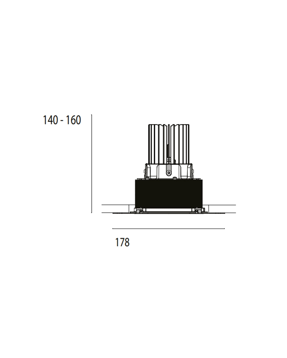 Mono 100 (PHASE DIM) Type 2 Trimless Fixed Downlight