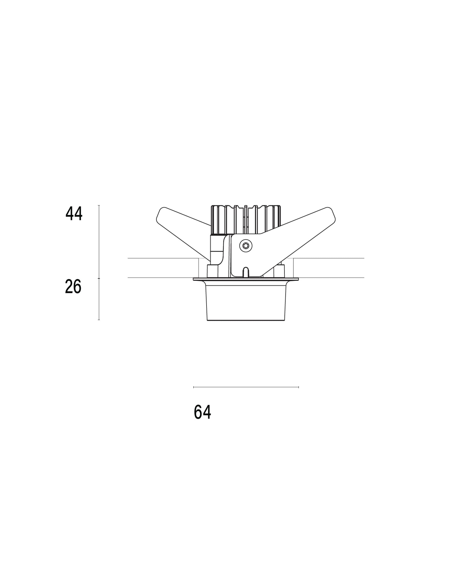 Mono 60 Type 3 Recessed Downlight