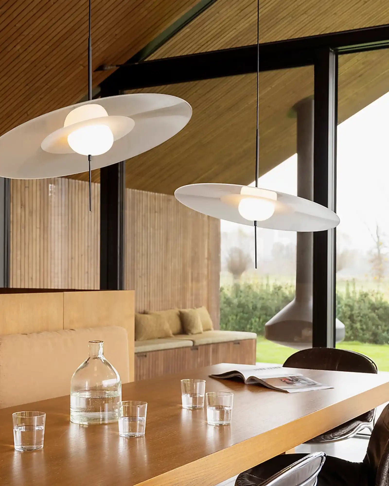 Mono Pendant Light by DCW Editions featured within a contemporary contemporary dining | Nook Collections