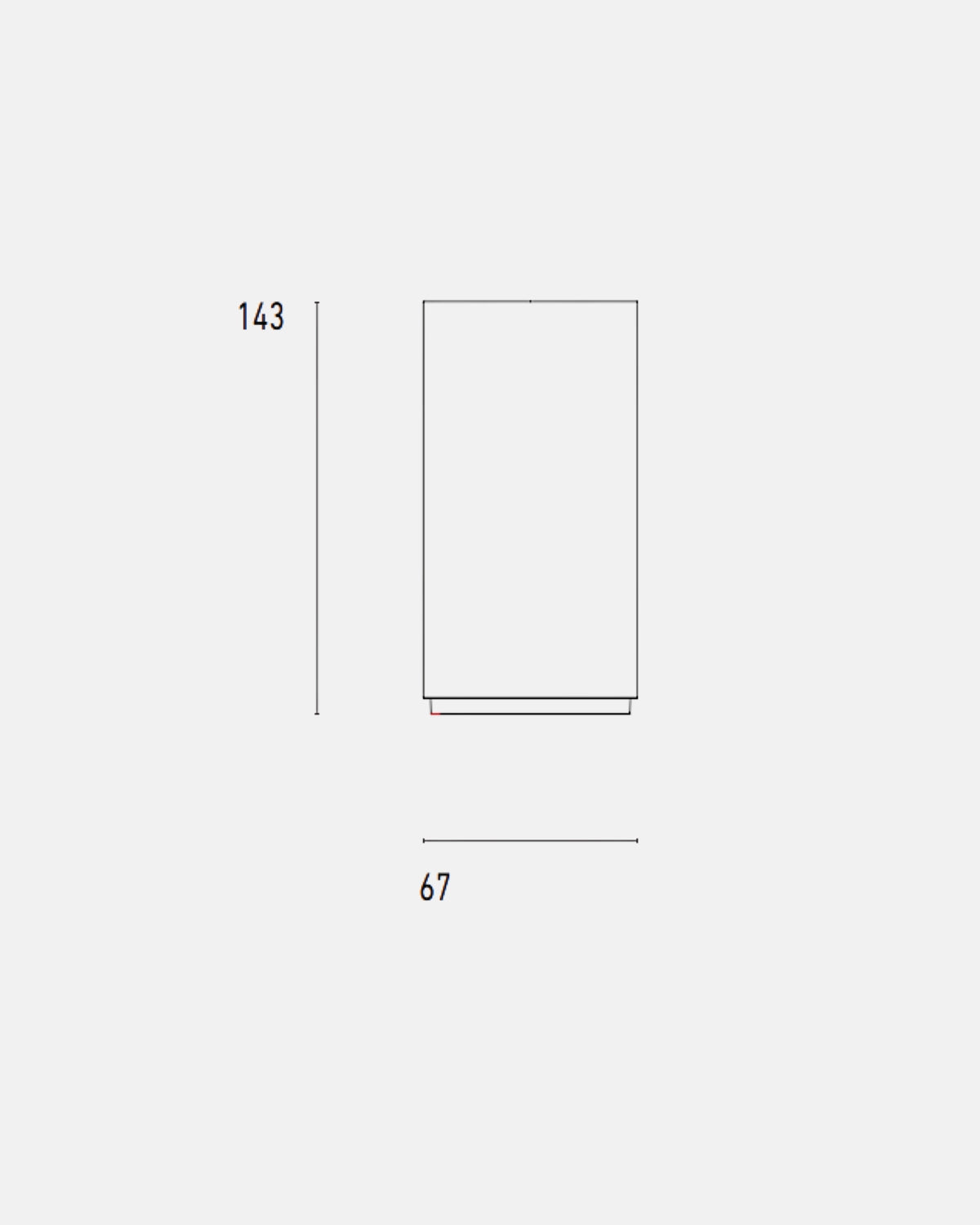 Mono 060 (CE) Type 1 Fixed Surface Downlight IP20