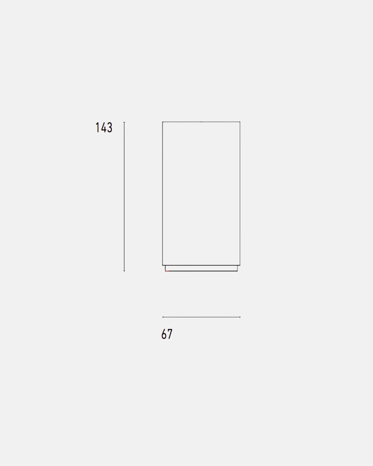 Mono 060 (CE) Type 2 Fixed Surface Downlight IP20