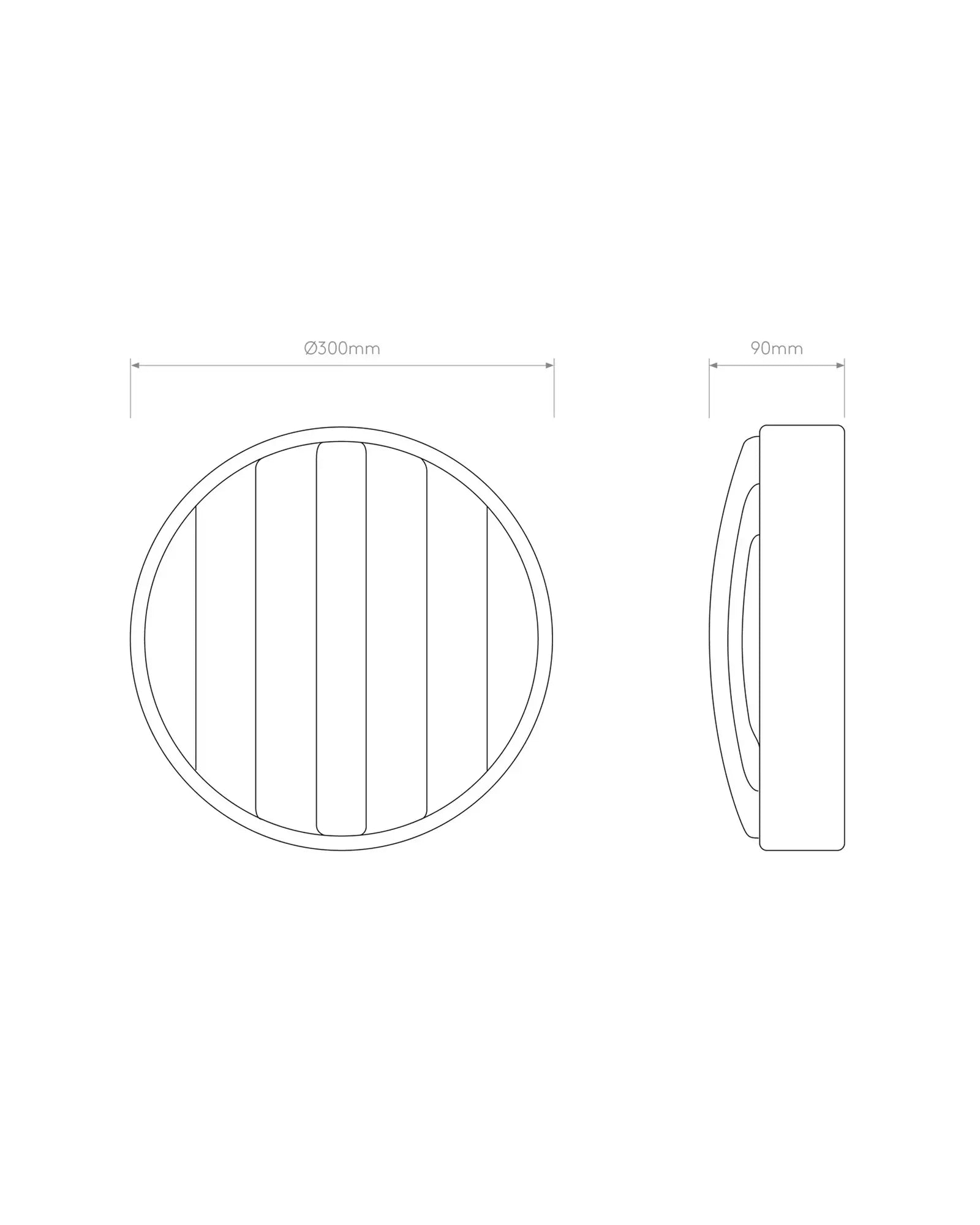 Montreal Round Wall/Ceiling Light
