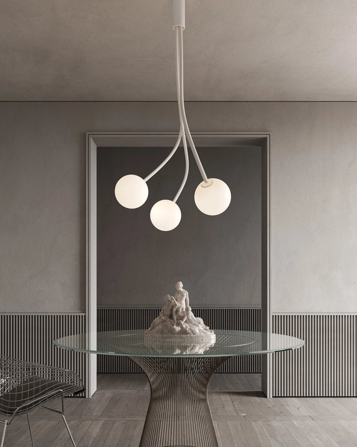 Moony 3lt Pendant Light