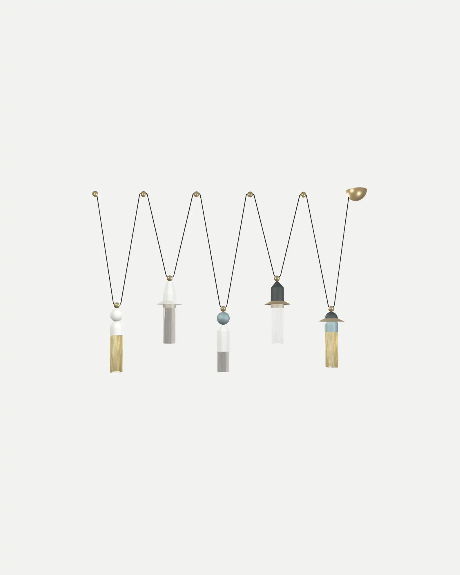 Nappe 5lt Linear Pendant Light