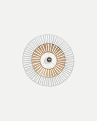 Natural Bamboo Ceiling Light - White