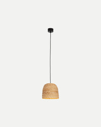 Natural Braided Wheat Pendant Light