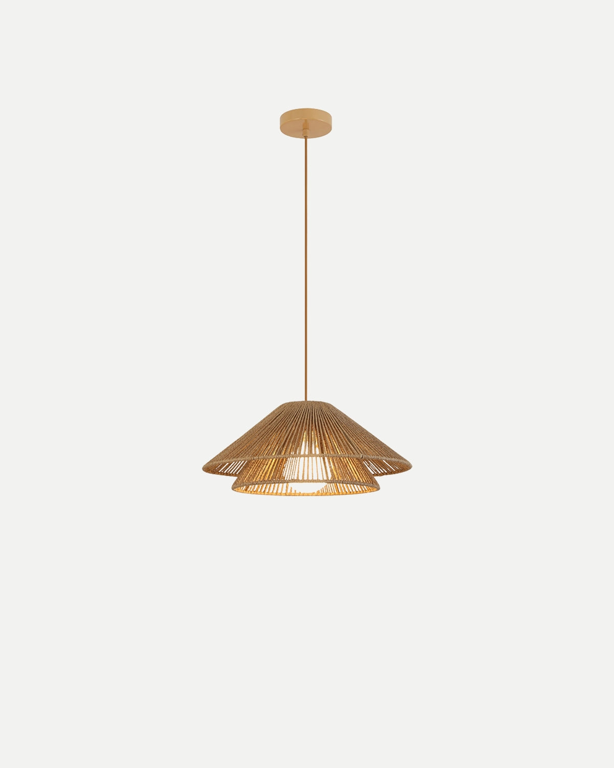 Natural Paper Rope Pendant Light