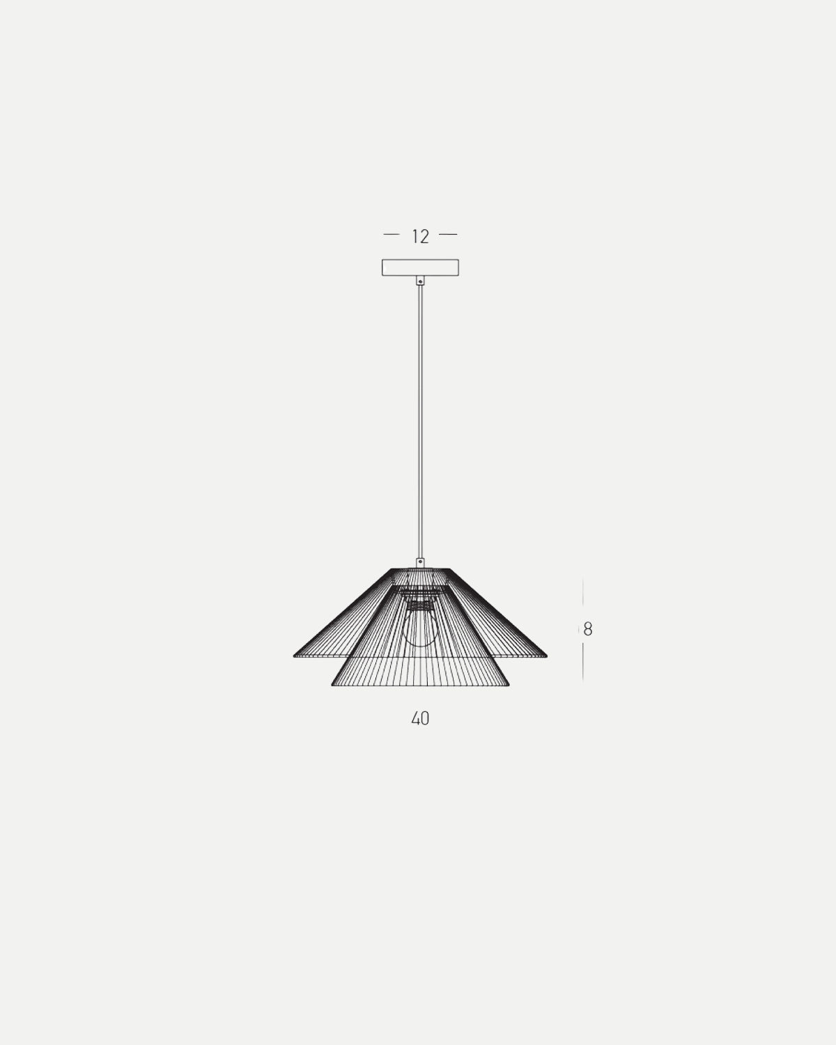 Natural Paper Rope Pendant Light