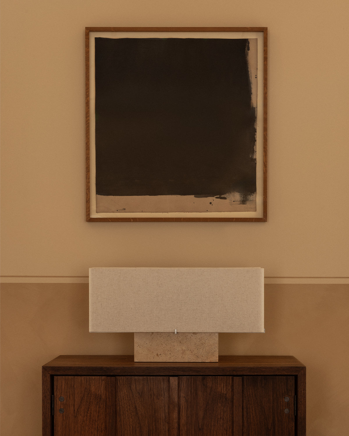Nonna Travertine Table Lamp