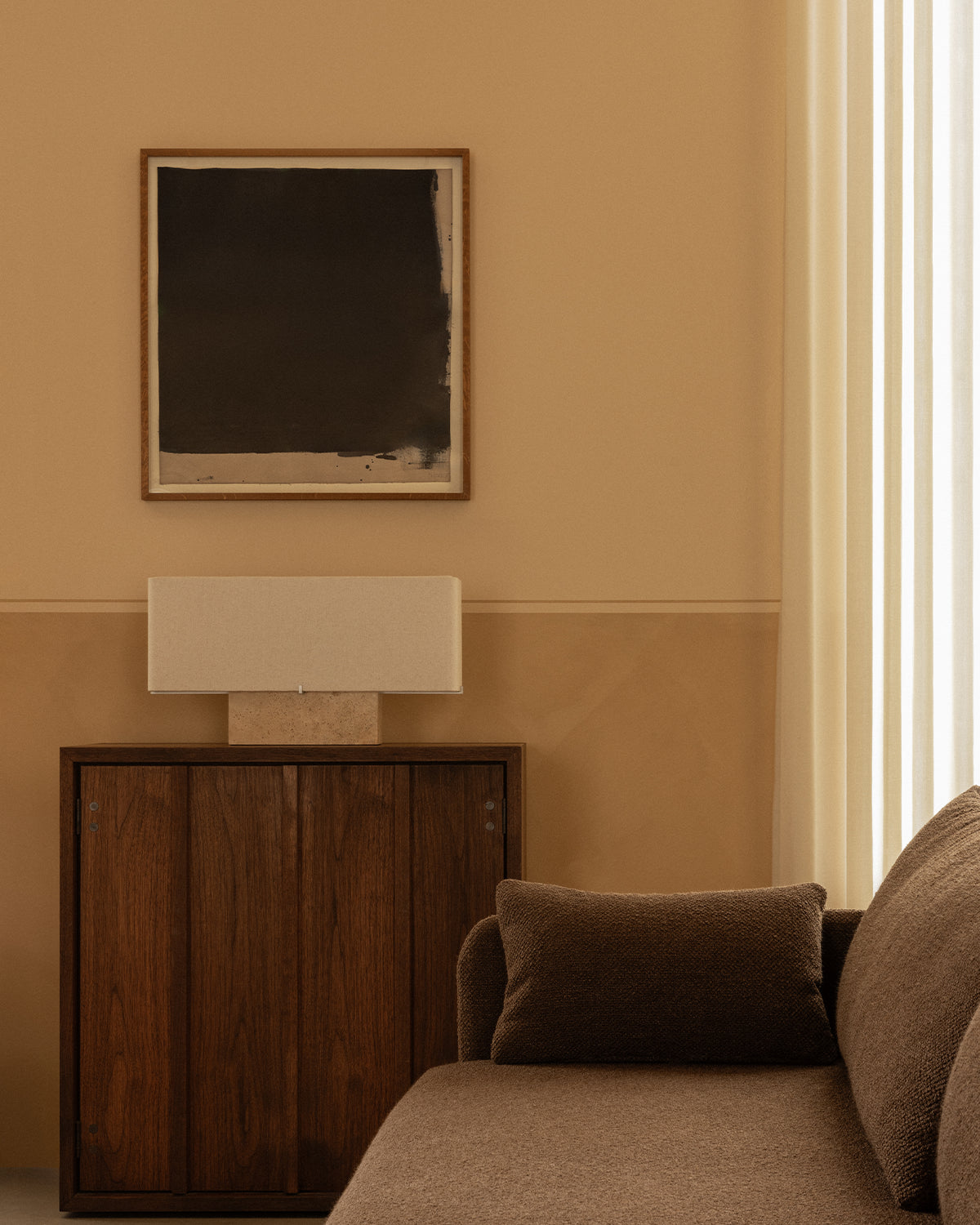 Nonna Travertine Table Lamp