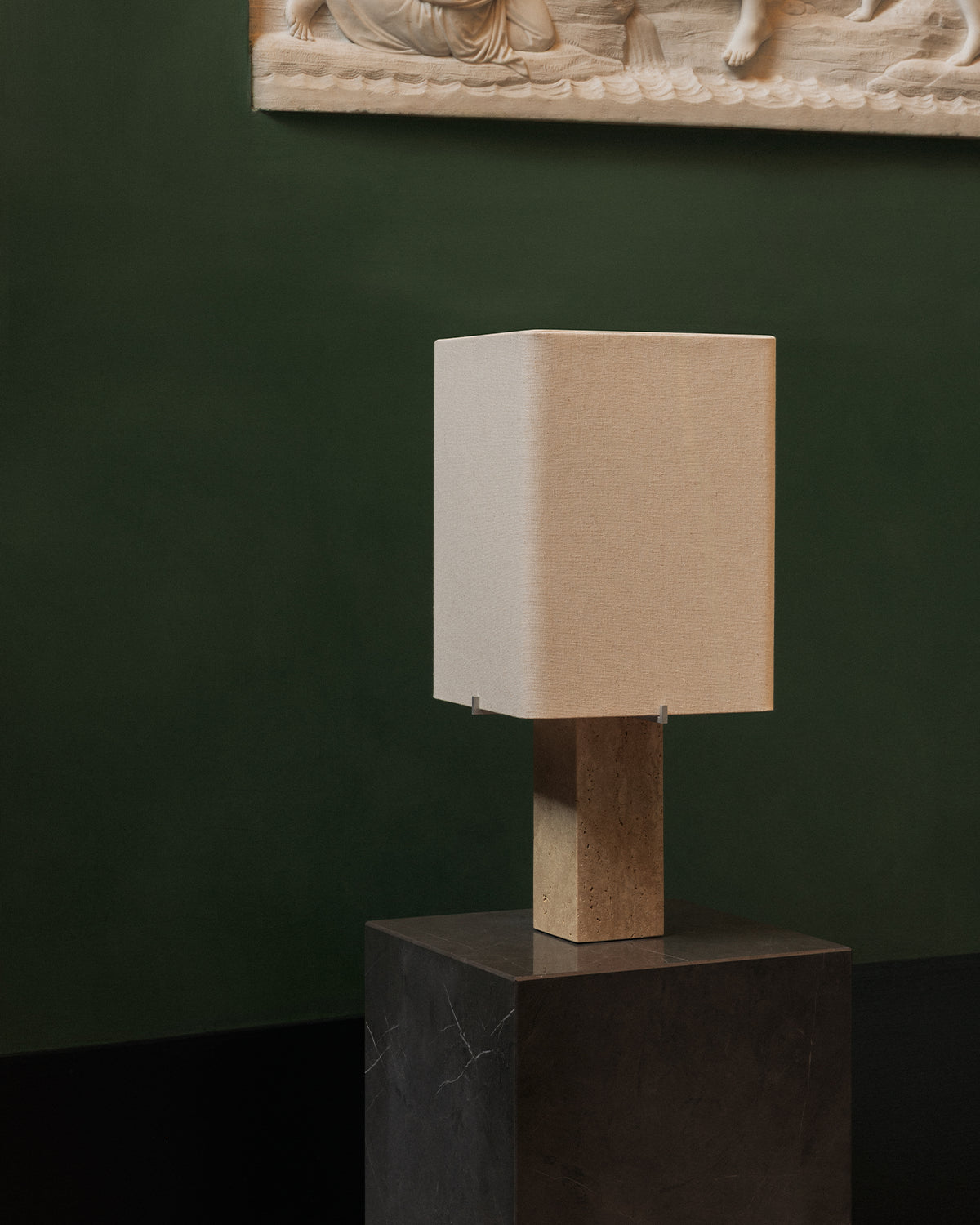 Nonna Travertine Table Lamp