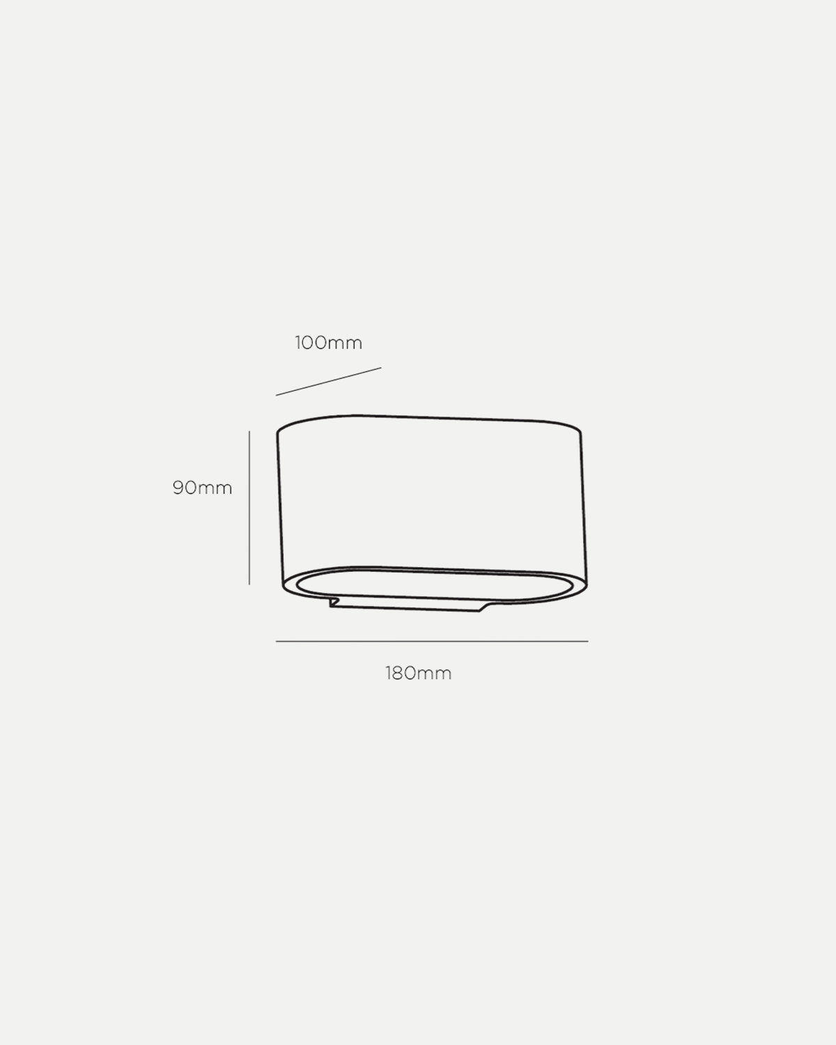 Olympia Ellipse Wall Light
