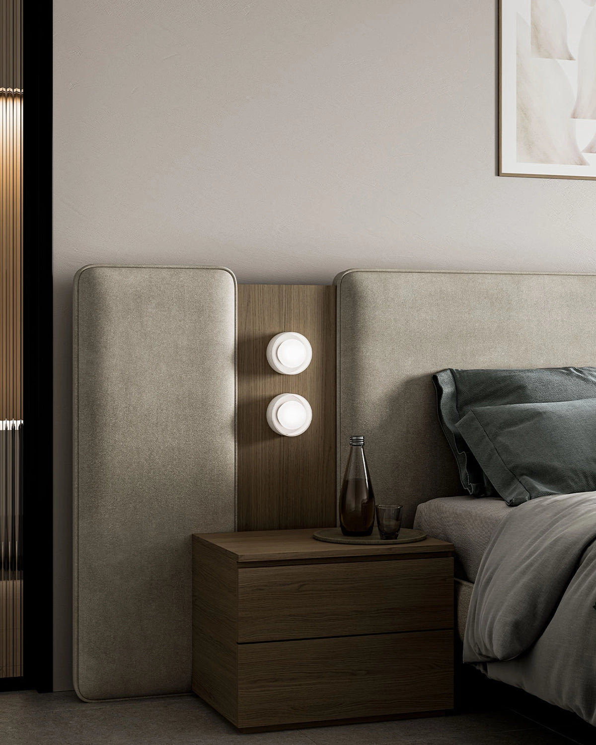 Orb Sur Ribbed Wall Light