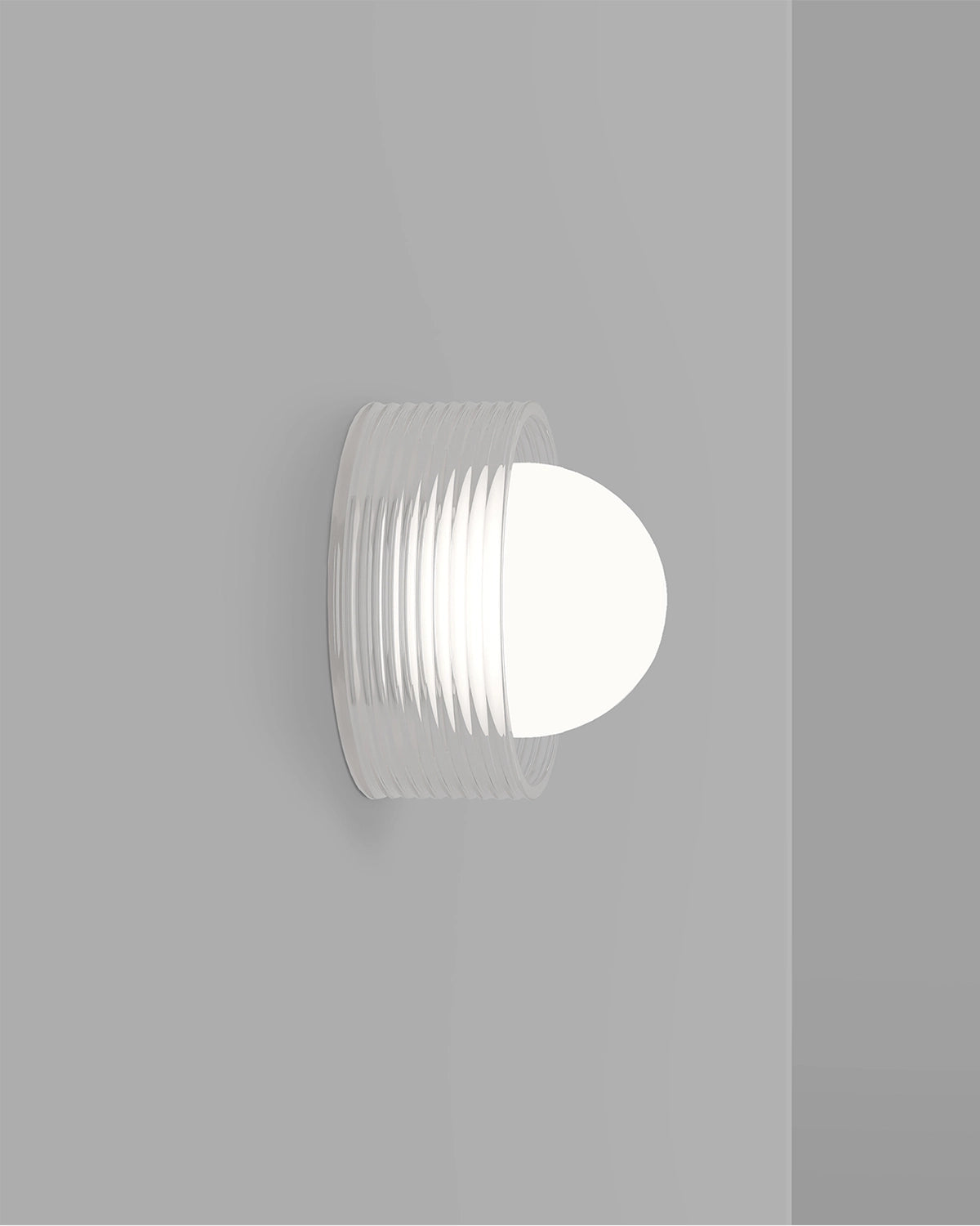 Orb Sur Ribbed Wall Light