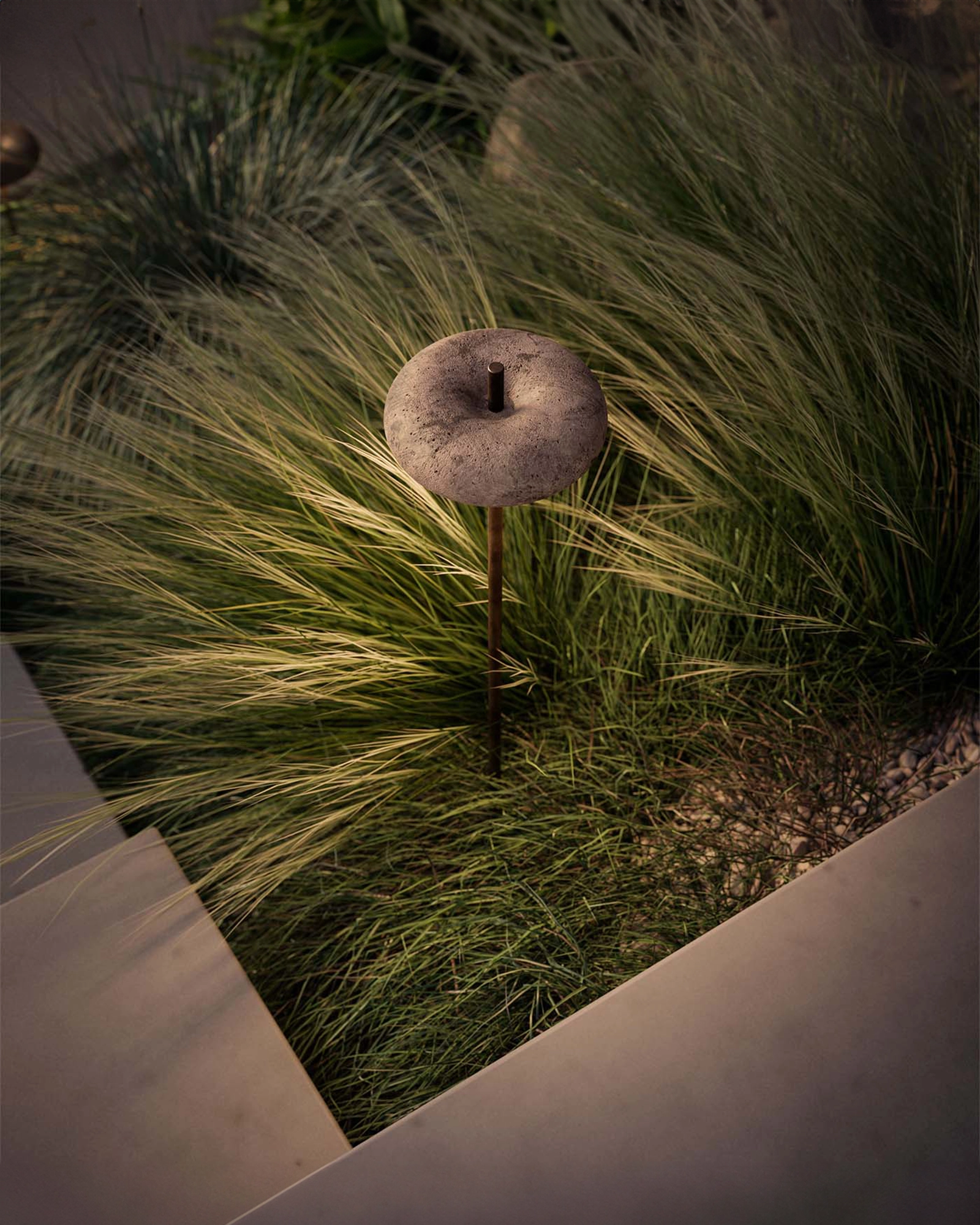 Pantarhei Round Bollard Light