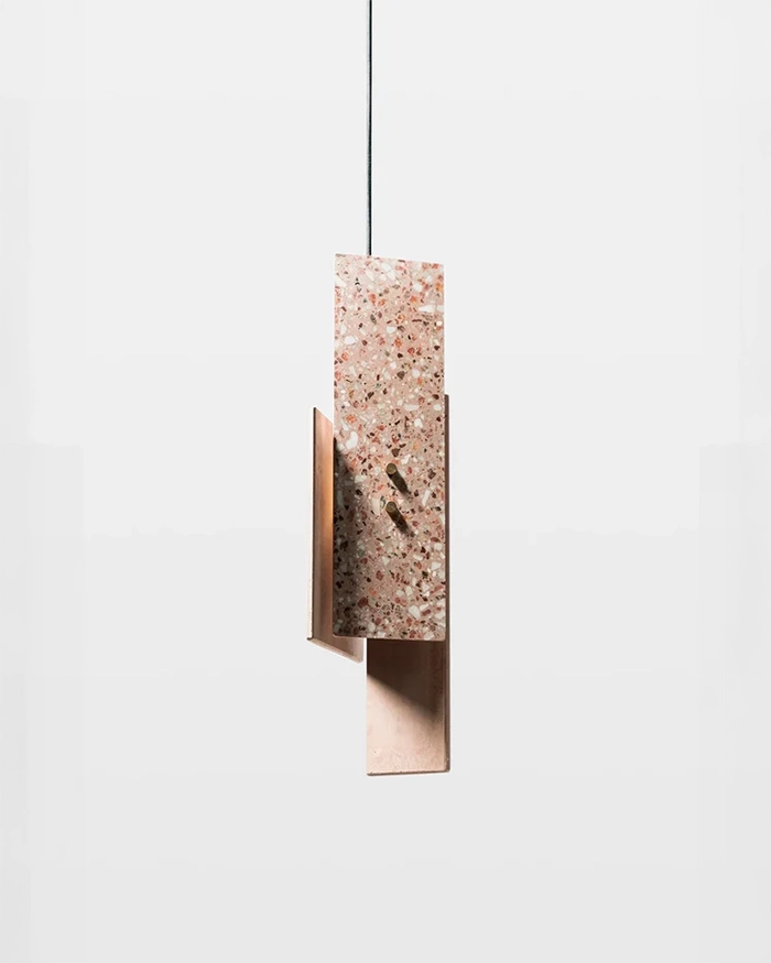 Piece Terrazzo Pendant Light